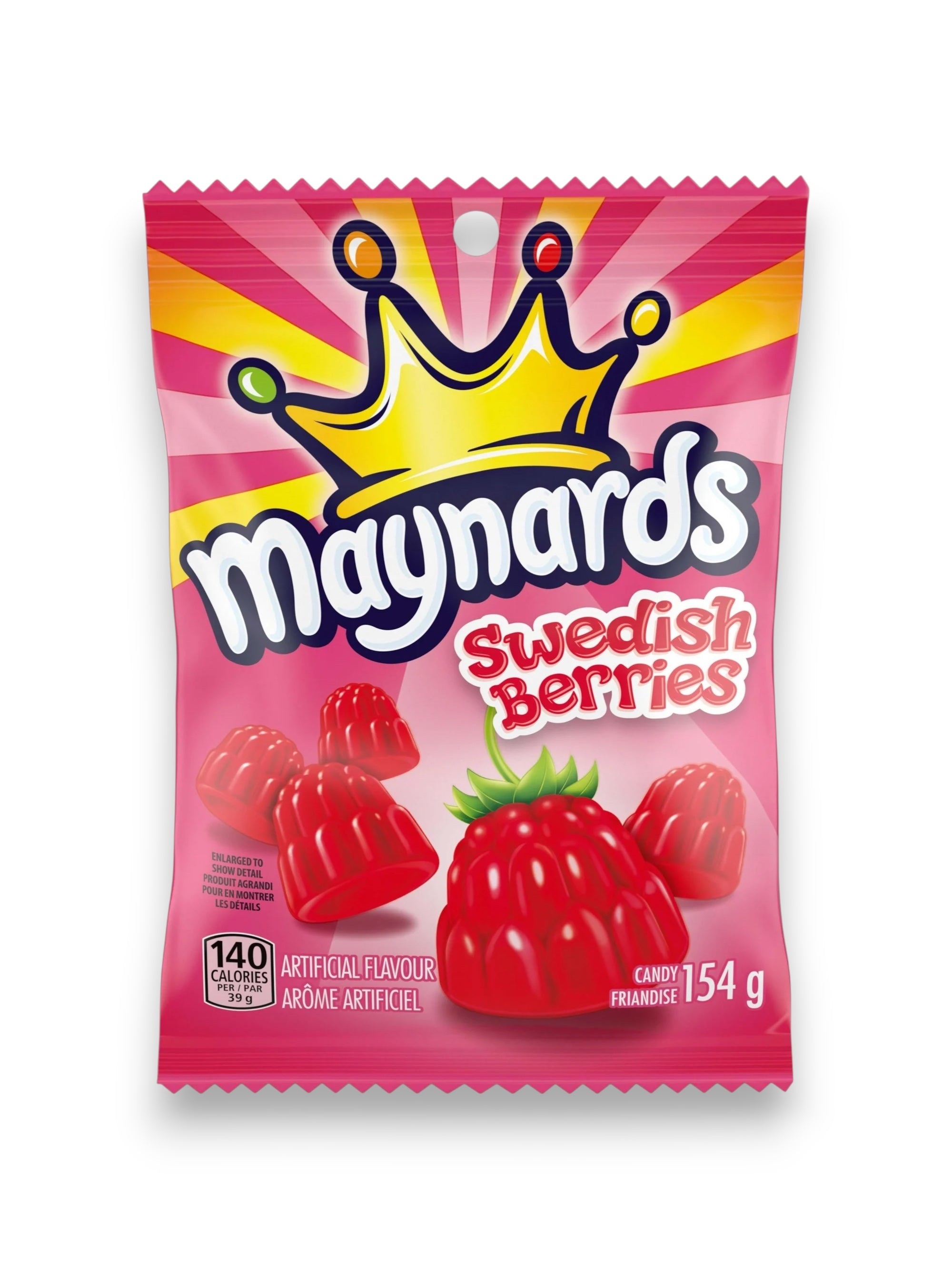 Maynards Swedish Berries 154g – Soft & Chewy Berry Candy