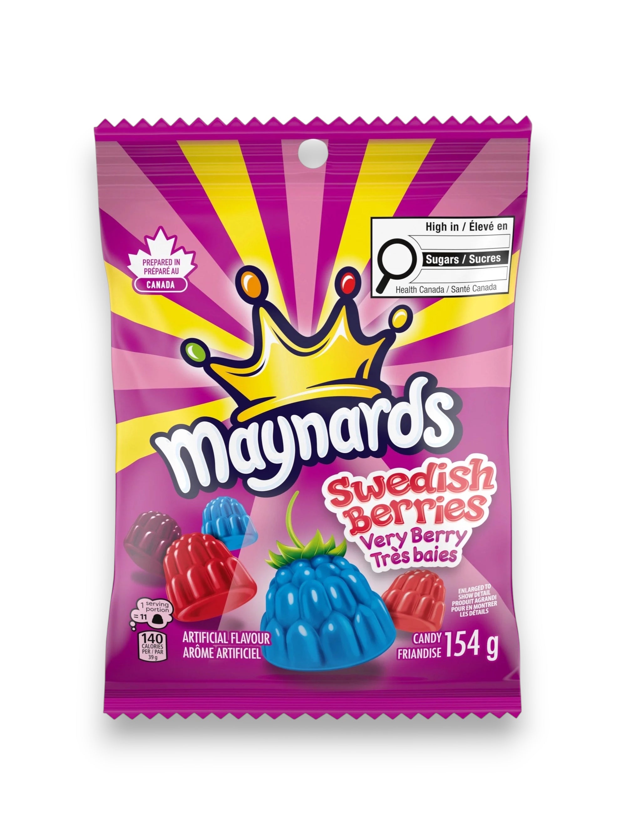 Maynards Swedish Berries Very Berry – Soft & Chewy Berry Candy