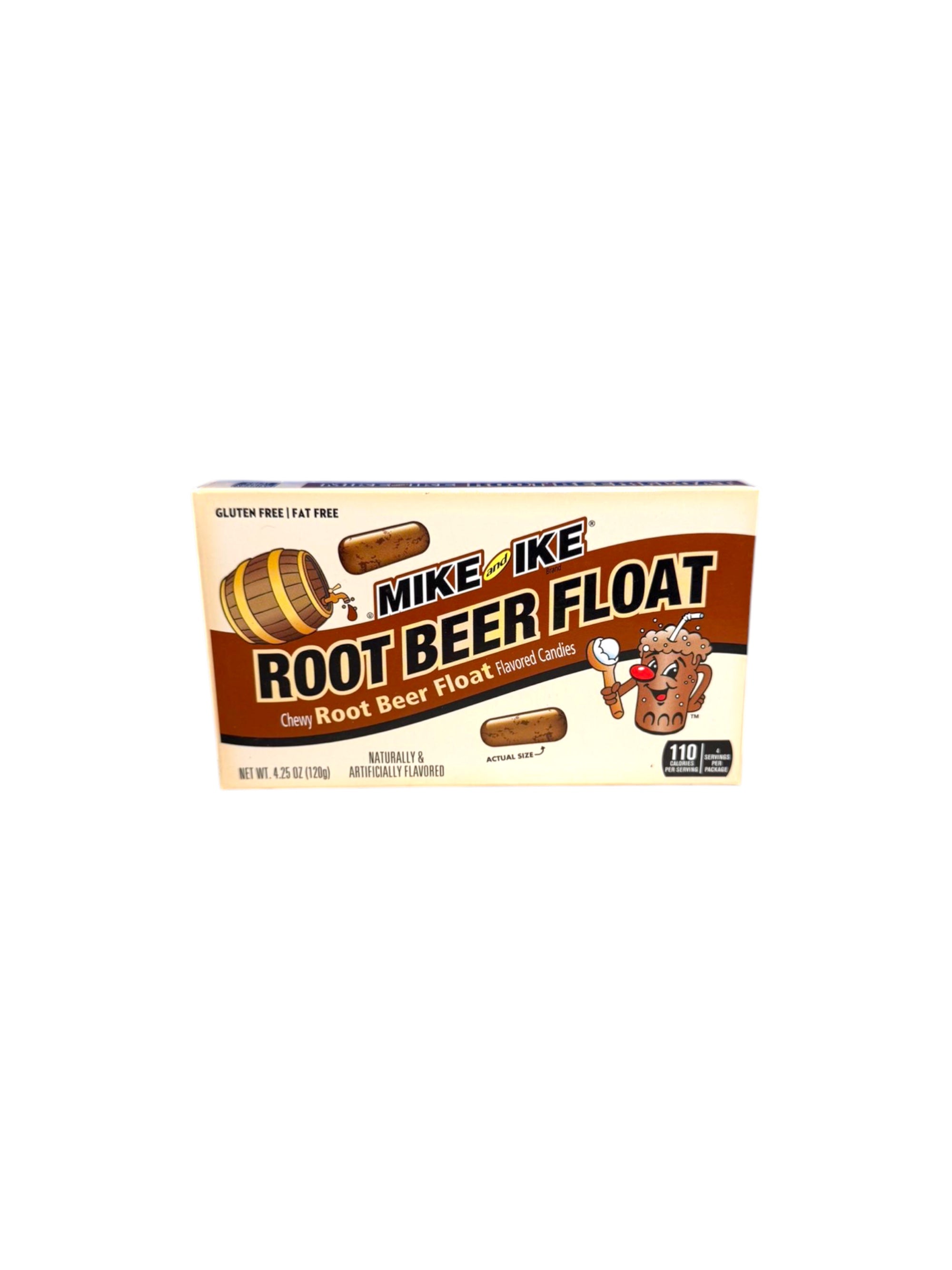 Mike & Ike Root Beer Float Theatre Box 120g – Chewy Soda Candy