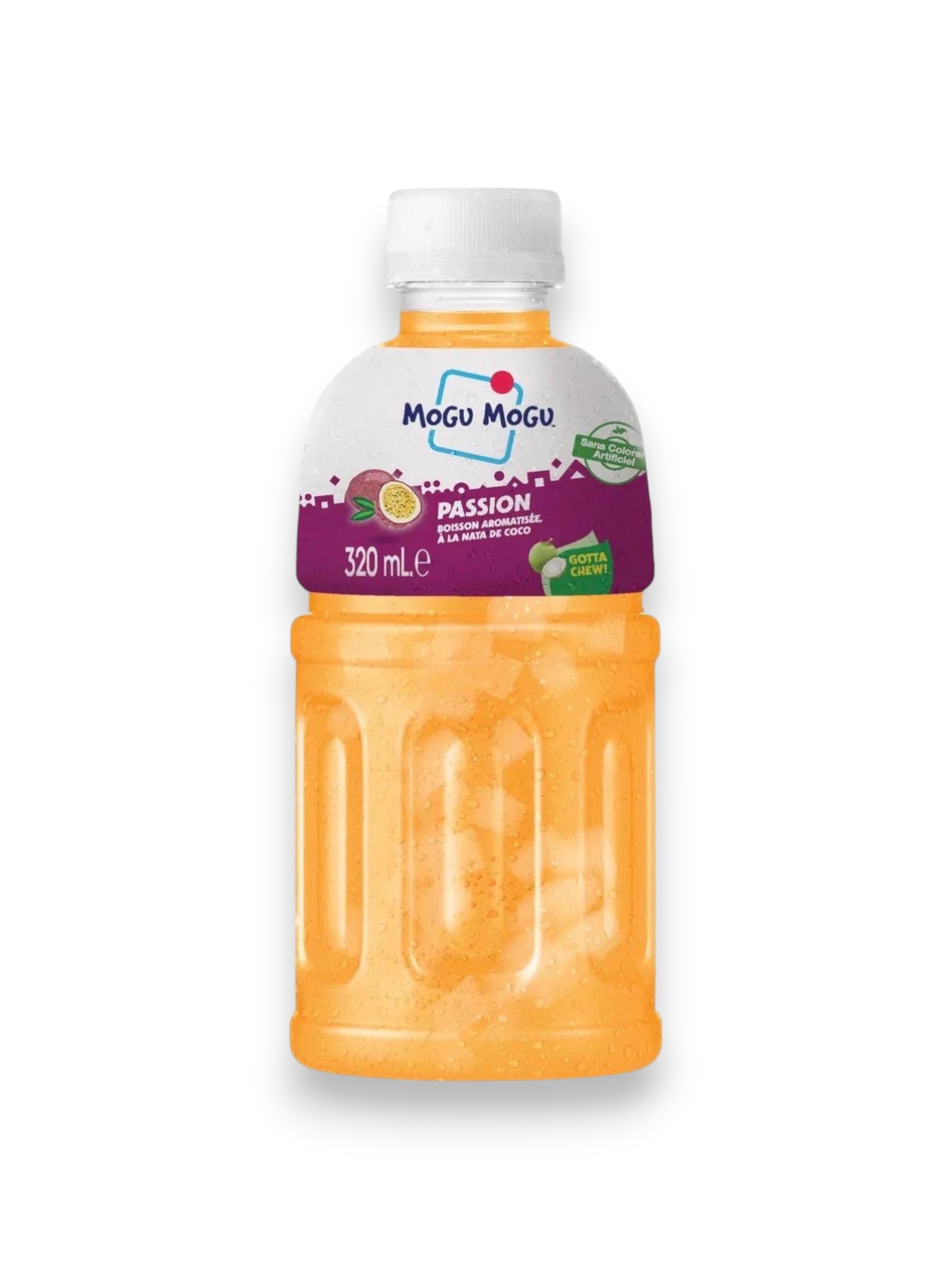 Mogu Mogu Passion Fruit Drink 320ml – Nata de Coco Imported Beverage