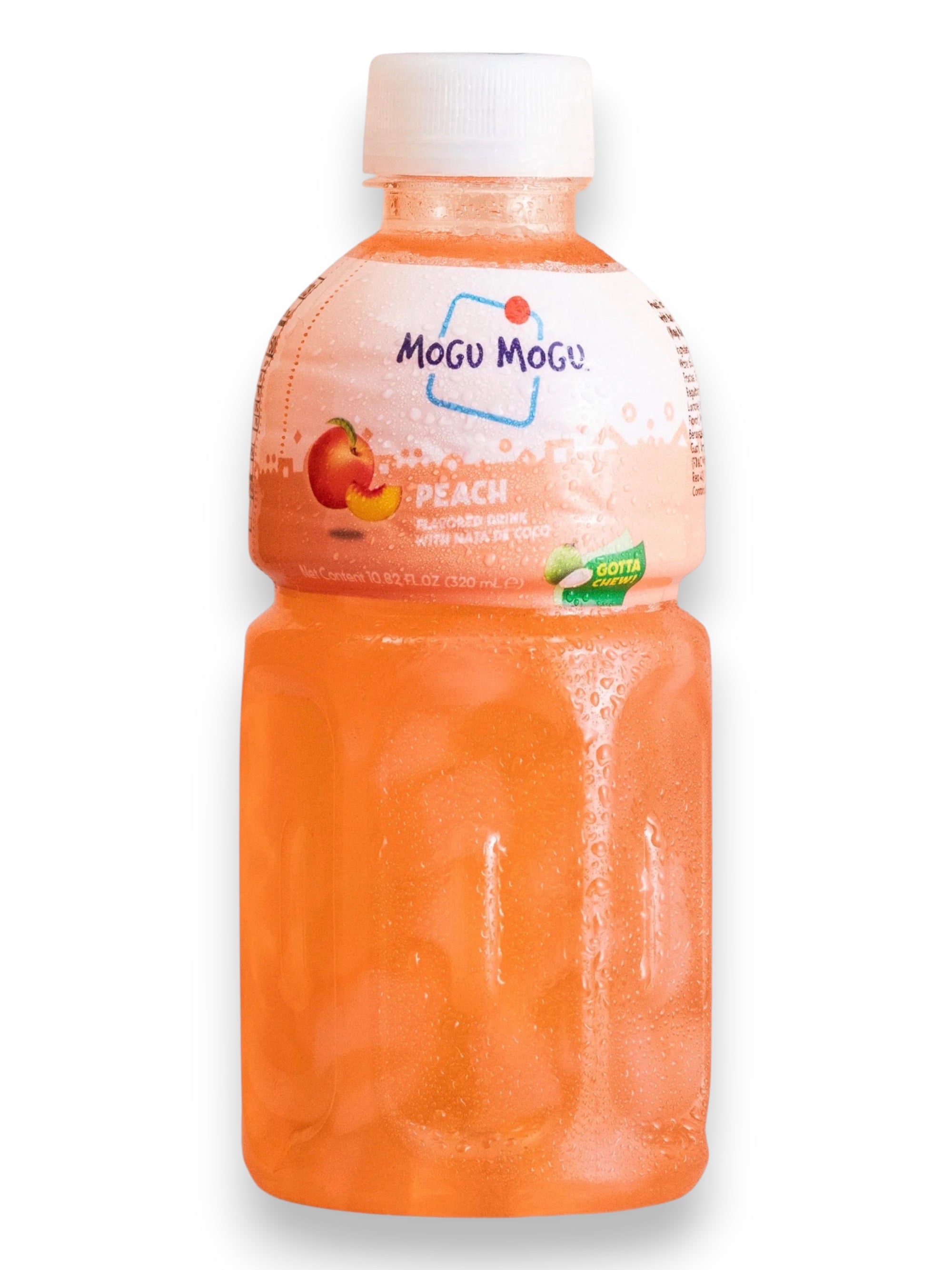 Mogu Mogu Peach Drink 320ml – Nata de Coco Imported Beverage