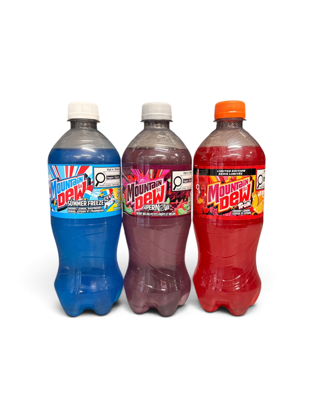 Mountain Dew Soda – Trolli, Supernova & Summer Freeze | Imported 591 mL