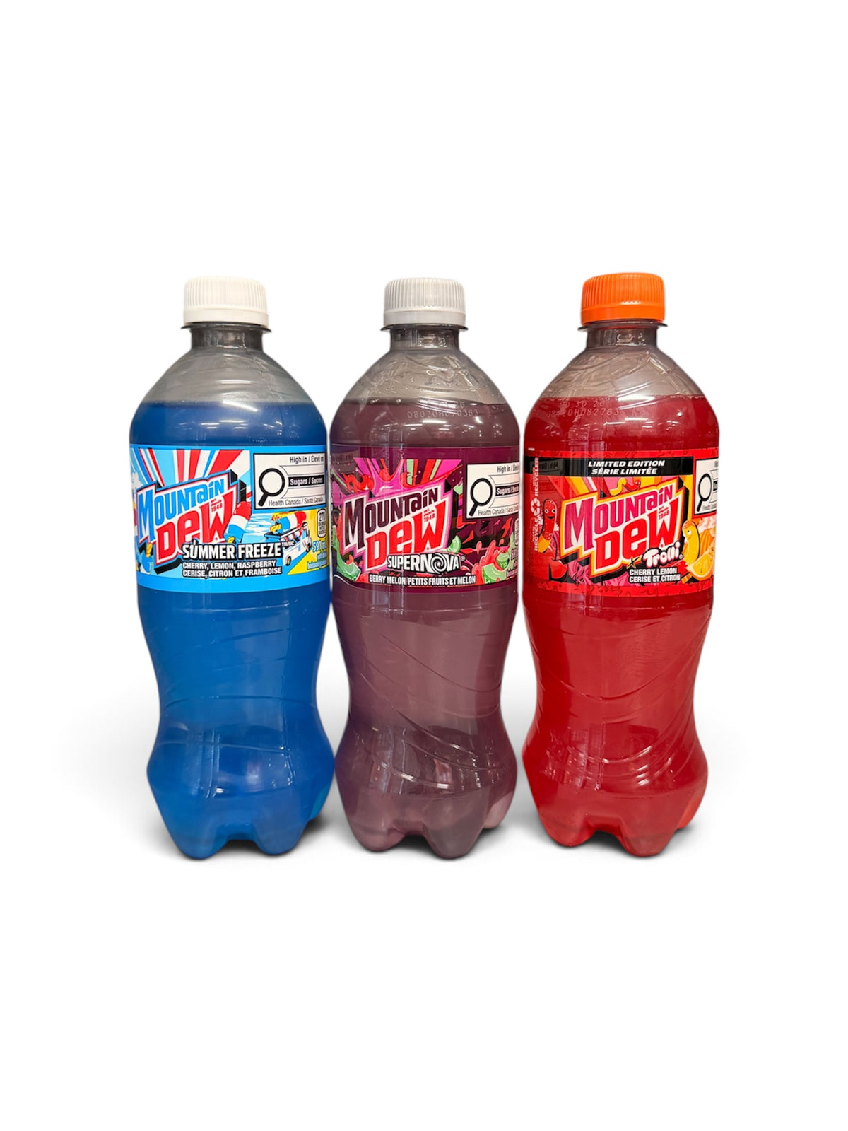 Mountain Dew Soda – Trolli, Supernova & Summer Freeze | Imported 591 mL