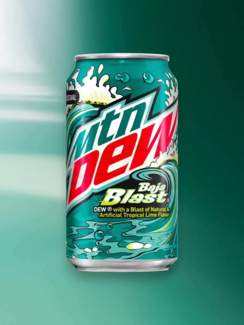 MTN DEW Baja Blast 355ml Can – Imported Tropical Lime Soda