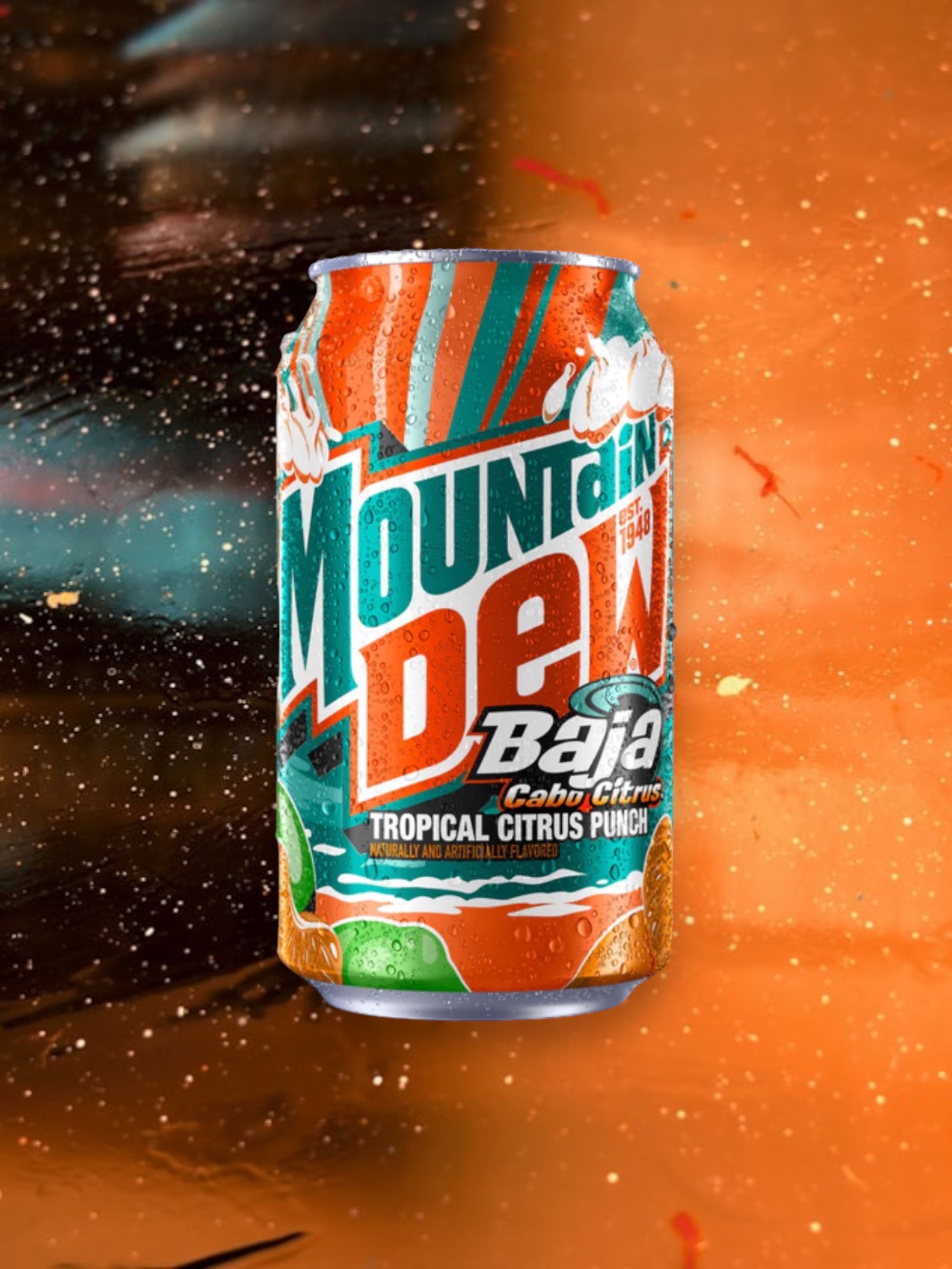 MTN DEW Baja Cabo Citrus 355ml Can – Imported Exotic Citrus Soda