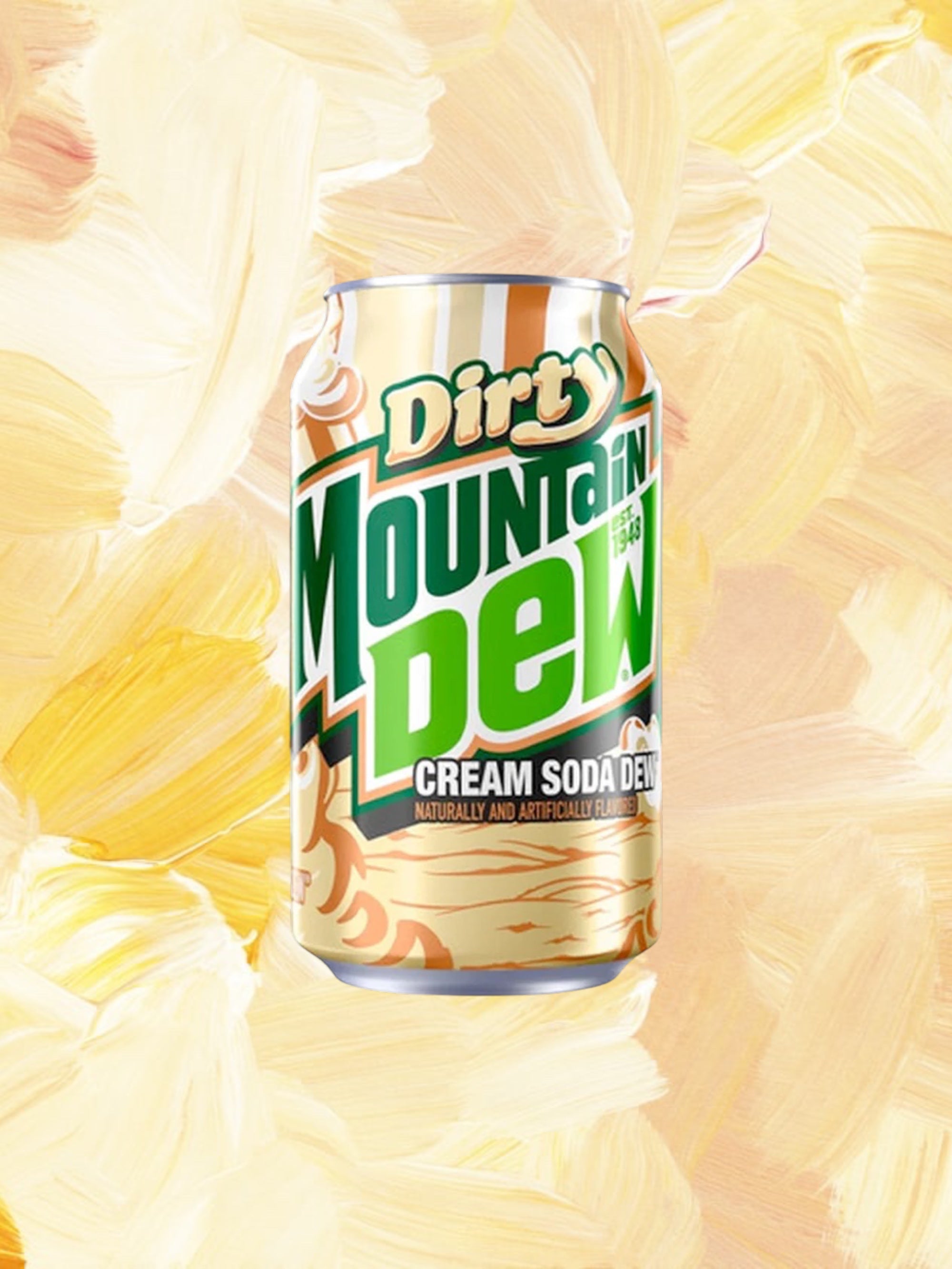 MTN DEW Cream Soda DEW 355ml Can – Imported Exotic Vanilla Citrus Soda