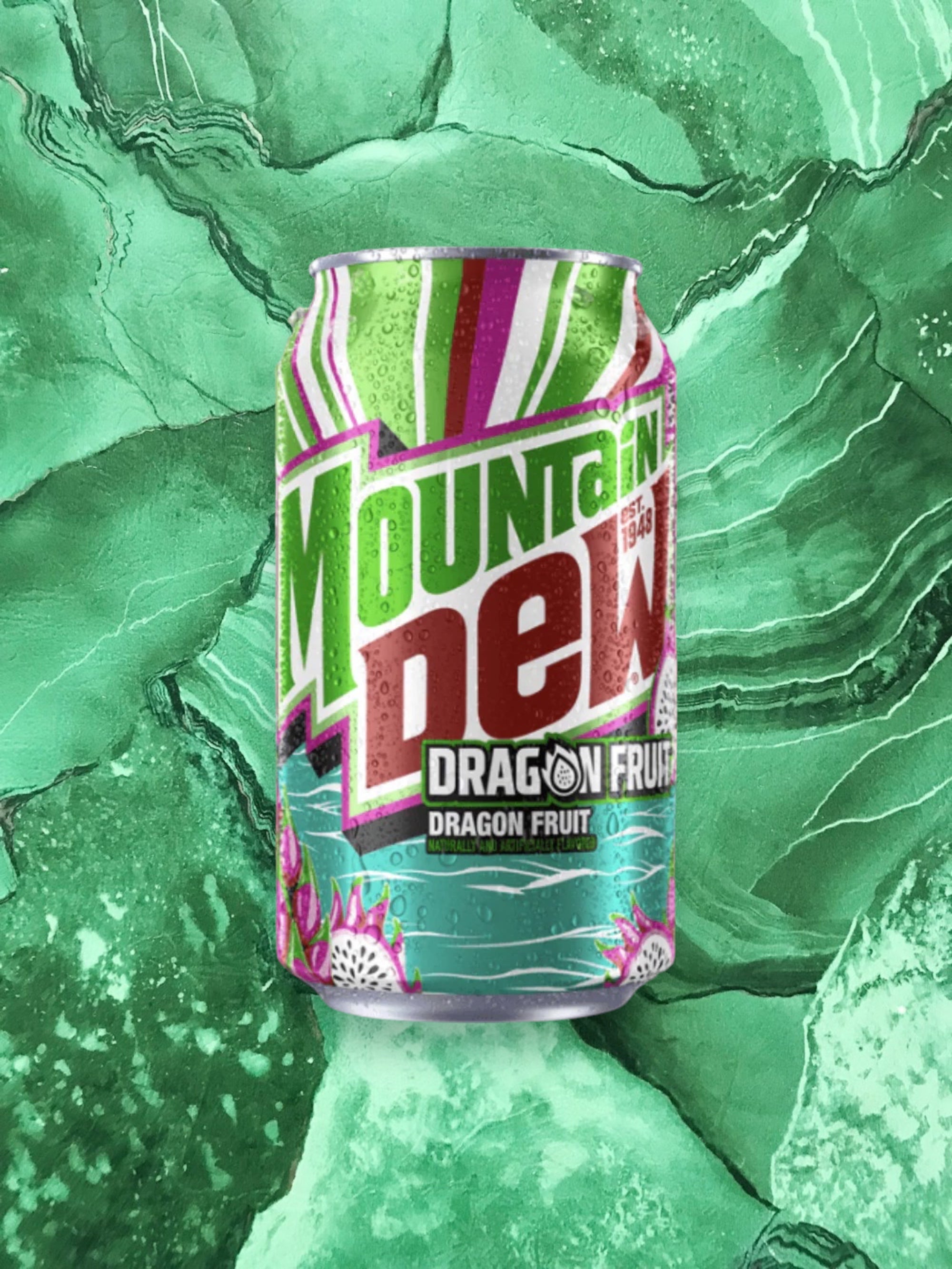 MTN DEW Dragon Fruit 355ml Can – Imported Exotic Tropical Soda