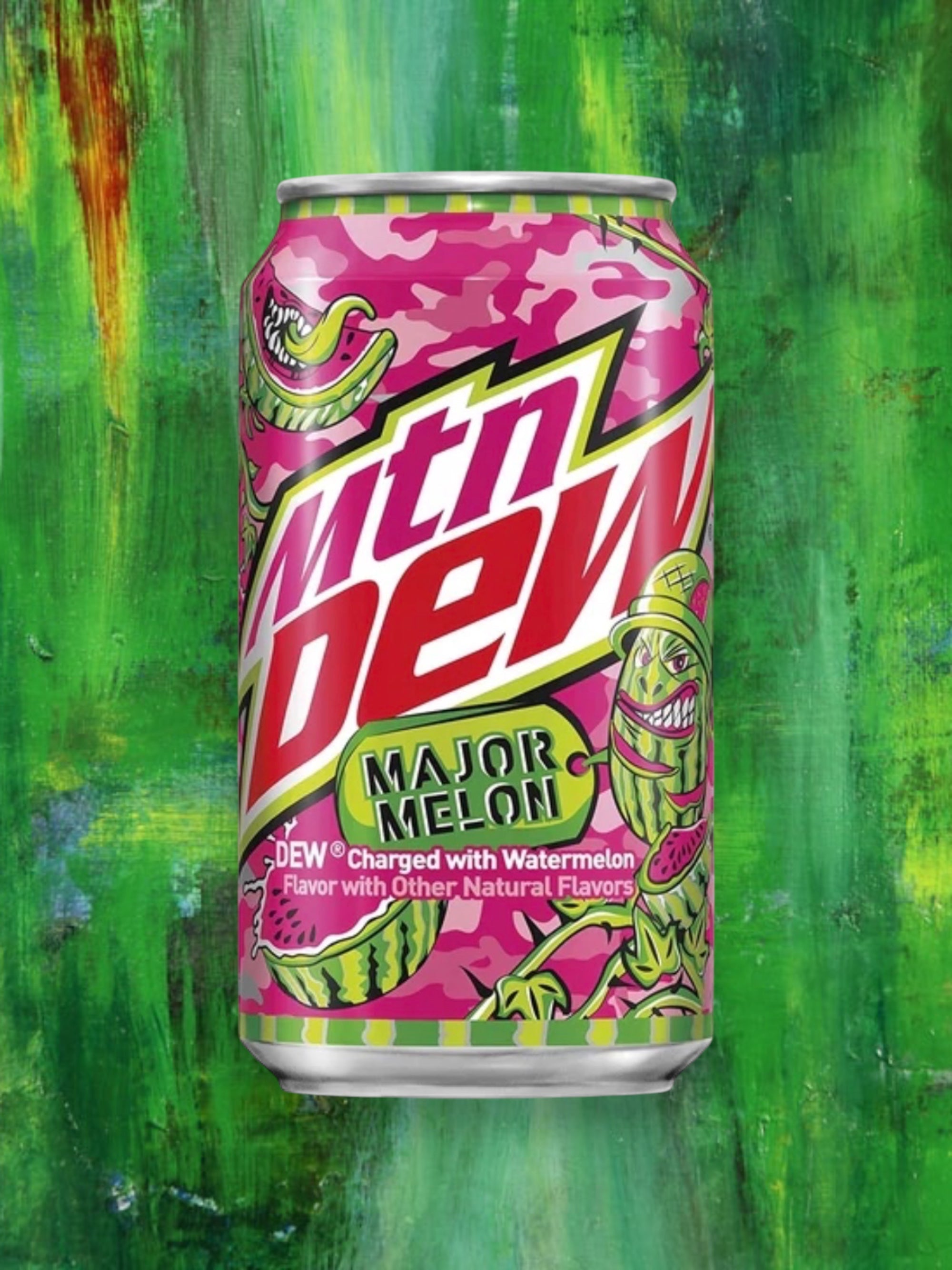 MTN DEW Major Melon 355ml Can – Imported Exotic Watermelon Soda