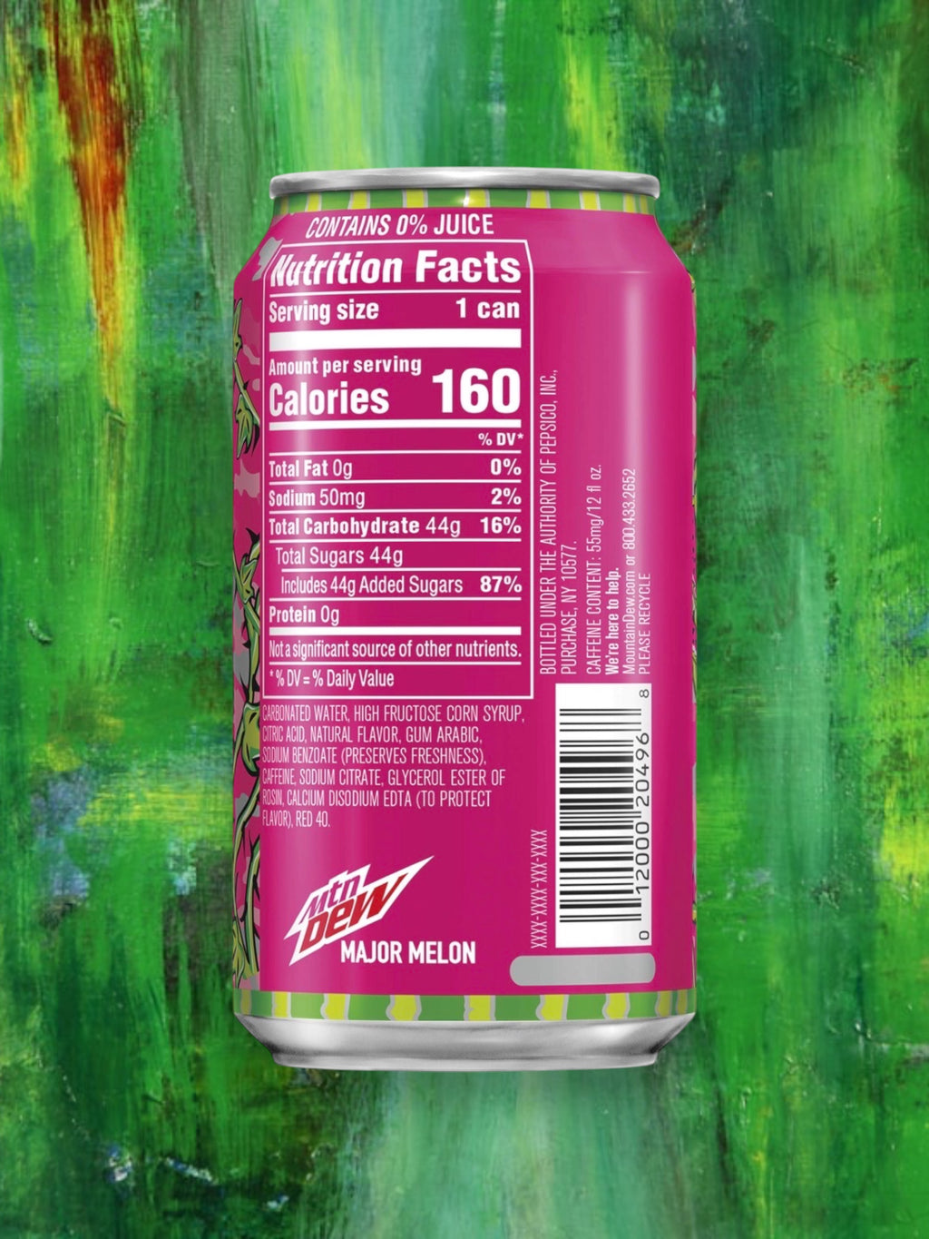 MTN DEW Major Melon 355ml Can – Imported Exotic Watermelon Soda