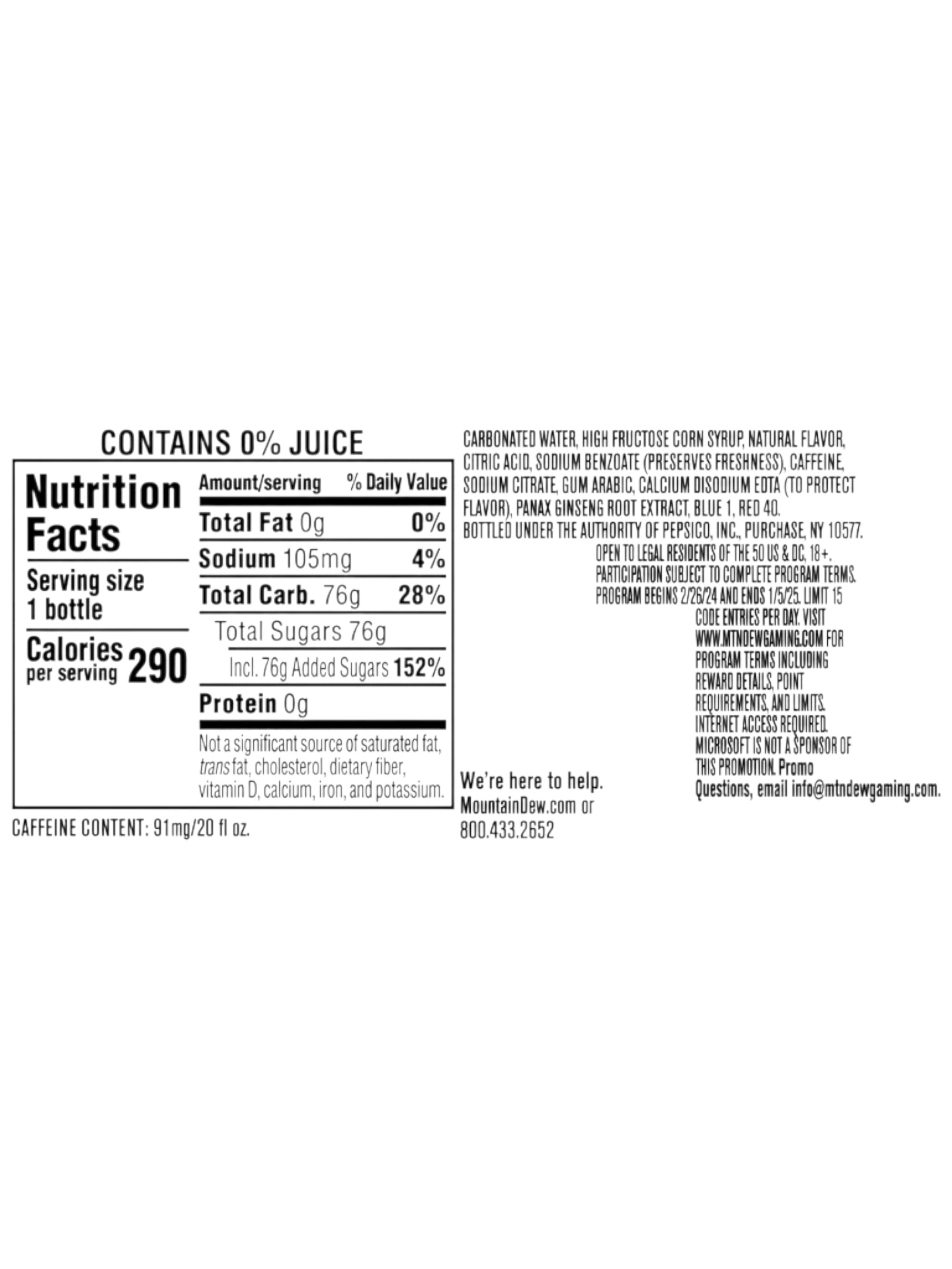 MTN DEW Voltage 355ml Can – Imported Exotic Raspberry Citrus Soda