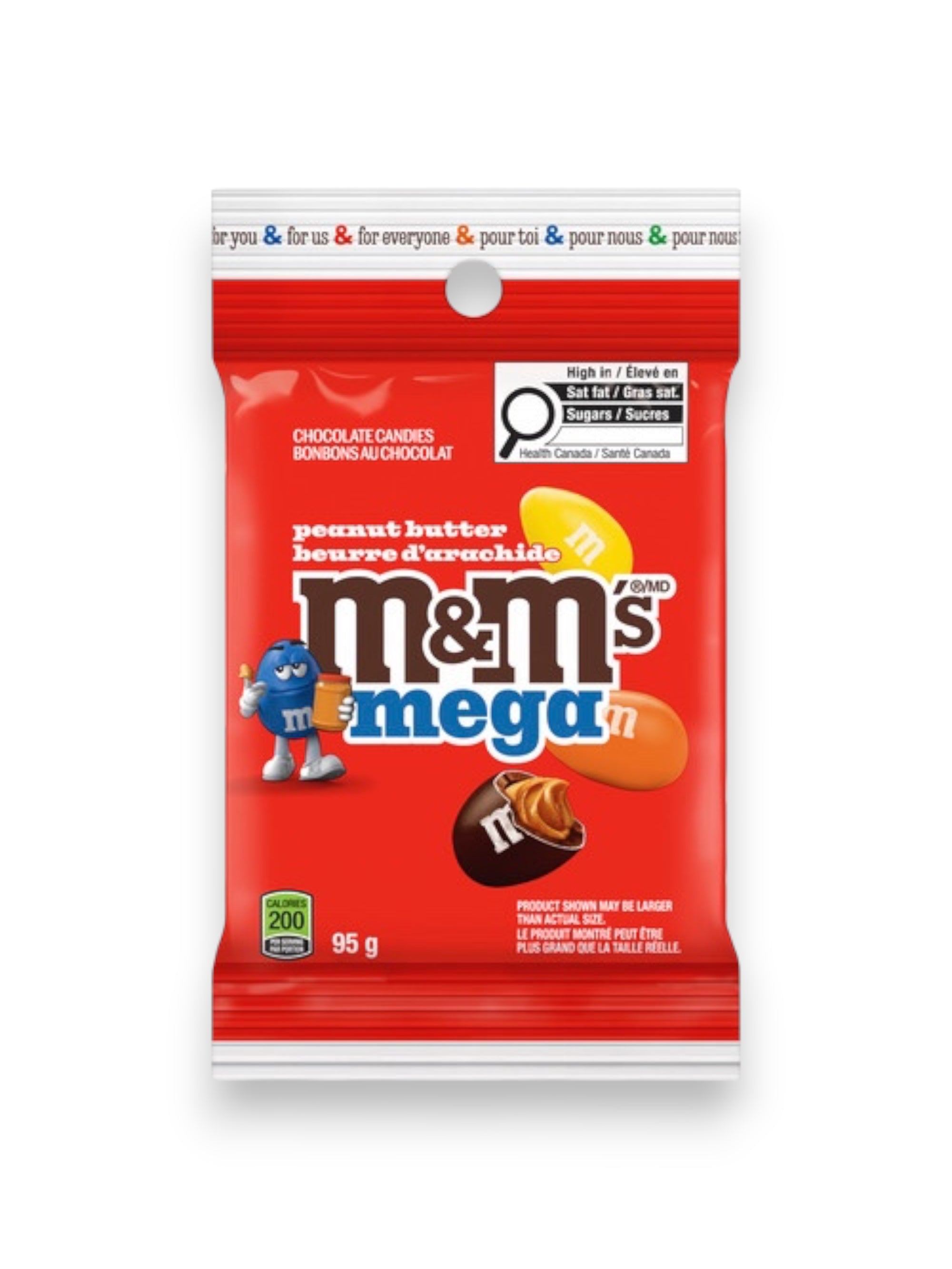 M&M’s Mega Milk Chocolate Candy 95g – Imported Chocolate Candy