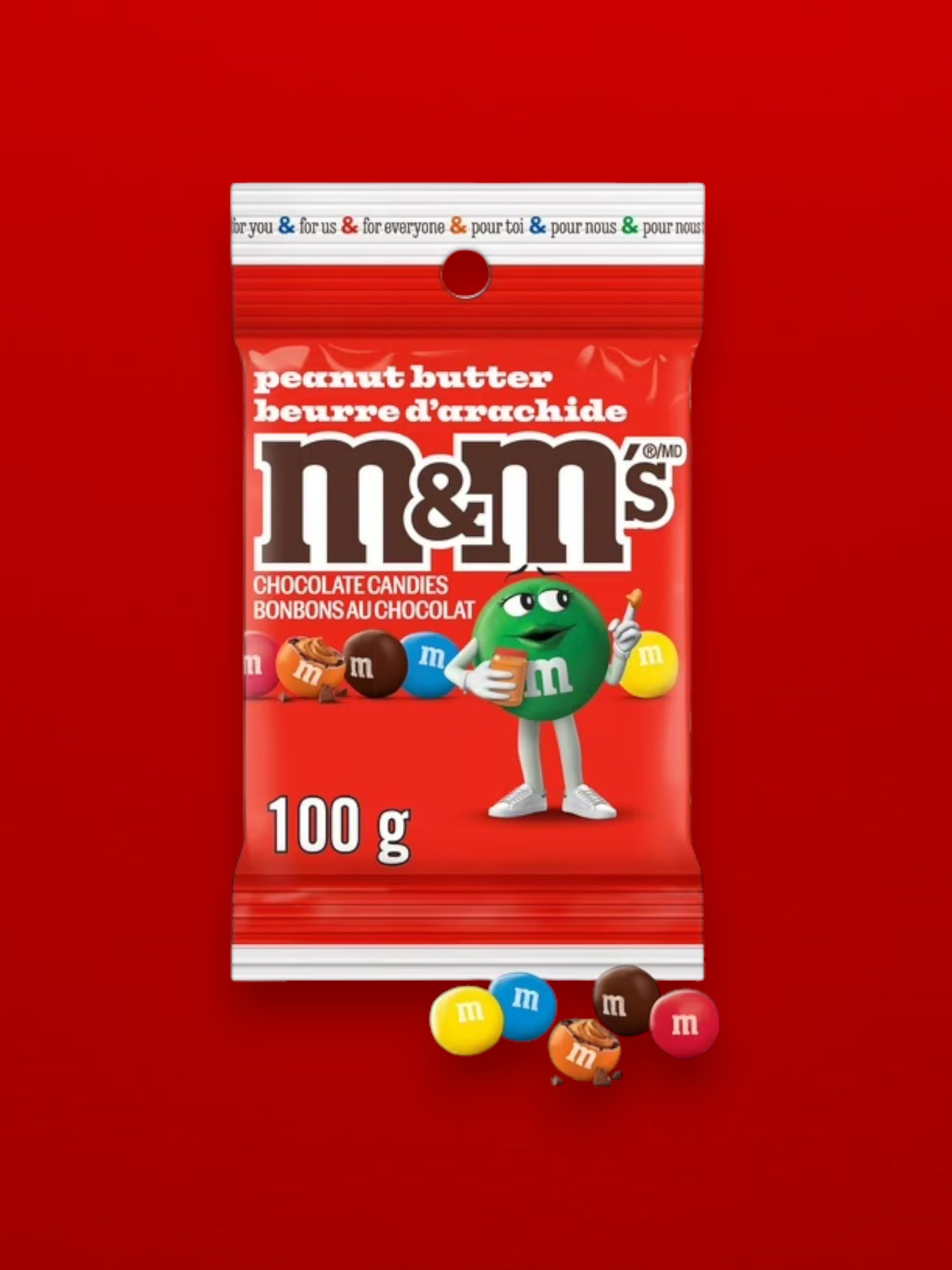 M&M’s Peanut Butter Chocolate Candy 100g – Imported Chocolate Candy