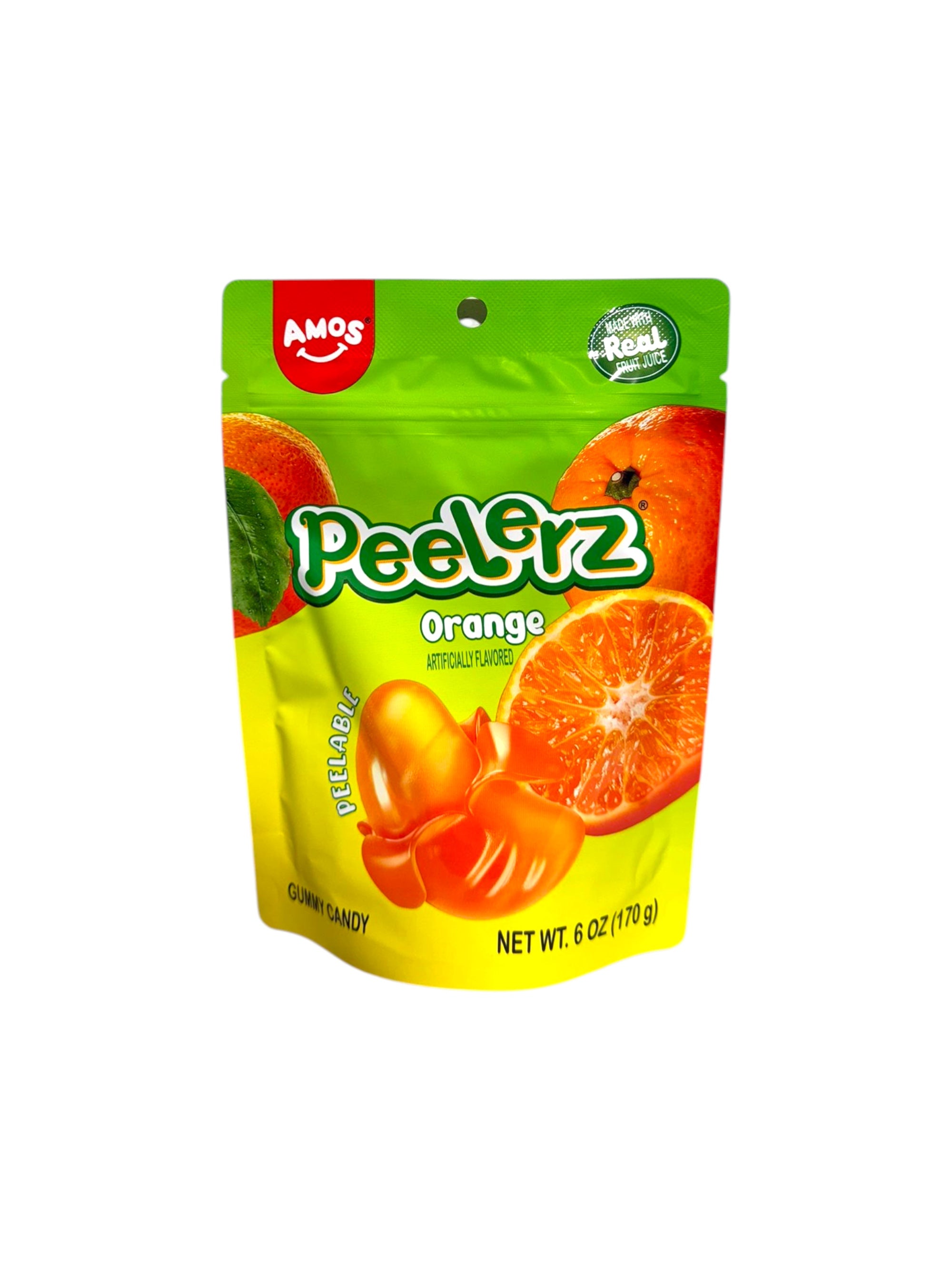 Amos Peelers Orange Candy 170g imported gummy pack
