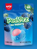 Amos Peelerz Blue Raspberry Peelable Gummies 170g – Imported Exotic Candy