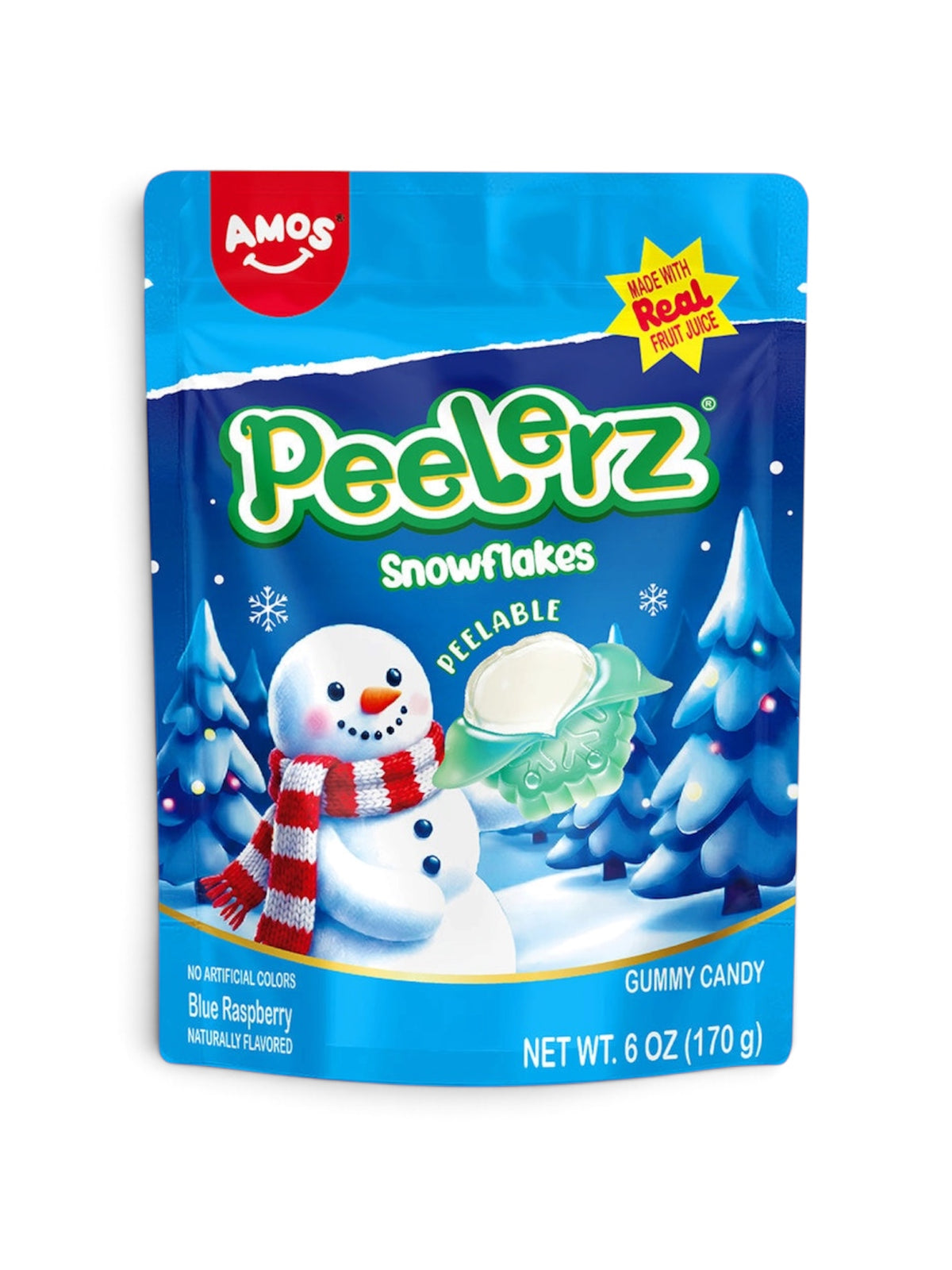 Peelerz Snowflakes Gummy Candy – 170 g | Imported