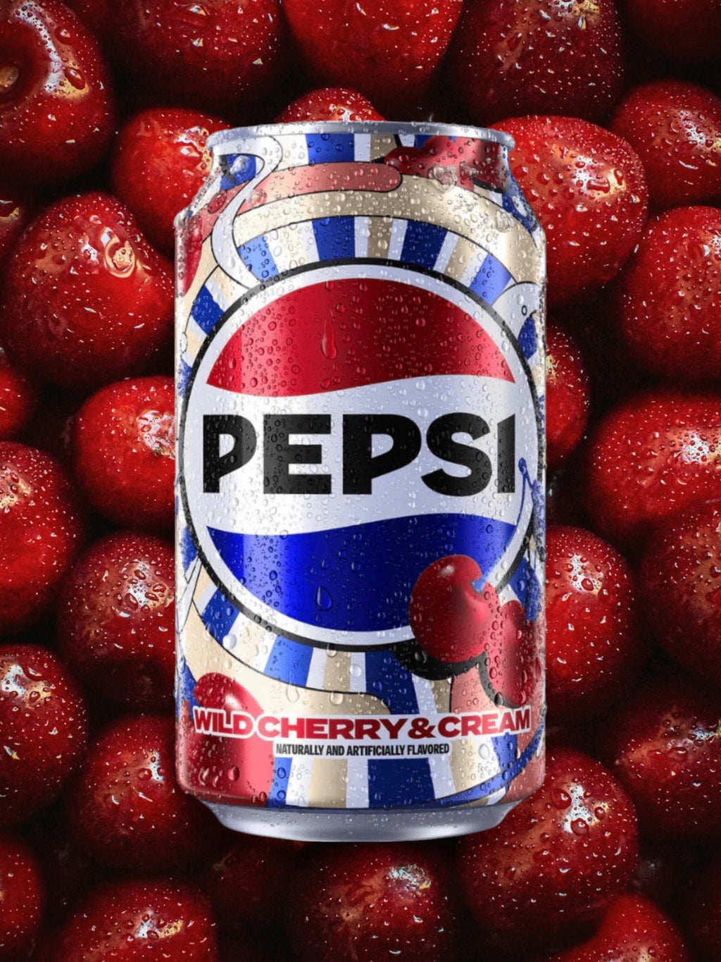 Pepsi Wild Cherry & Cream 355ml Can – Imported Cherry Cream Cola