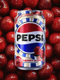 Pepsi Wild Cherry & Cream 355ml Can – Imported Cherry Cream Cola