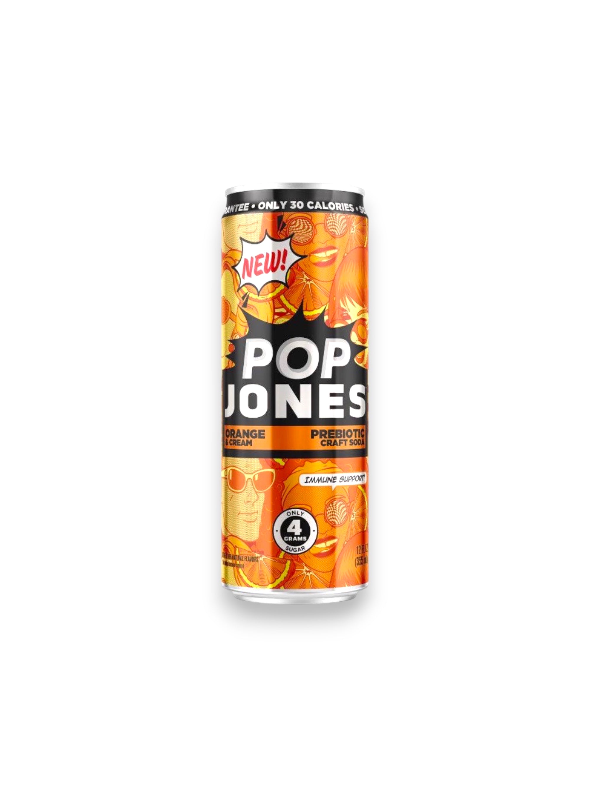 Pop Jones Orange Cream Soda 355ml – Imported USA Soft Drink