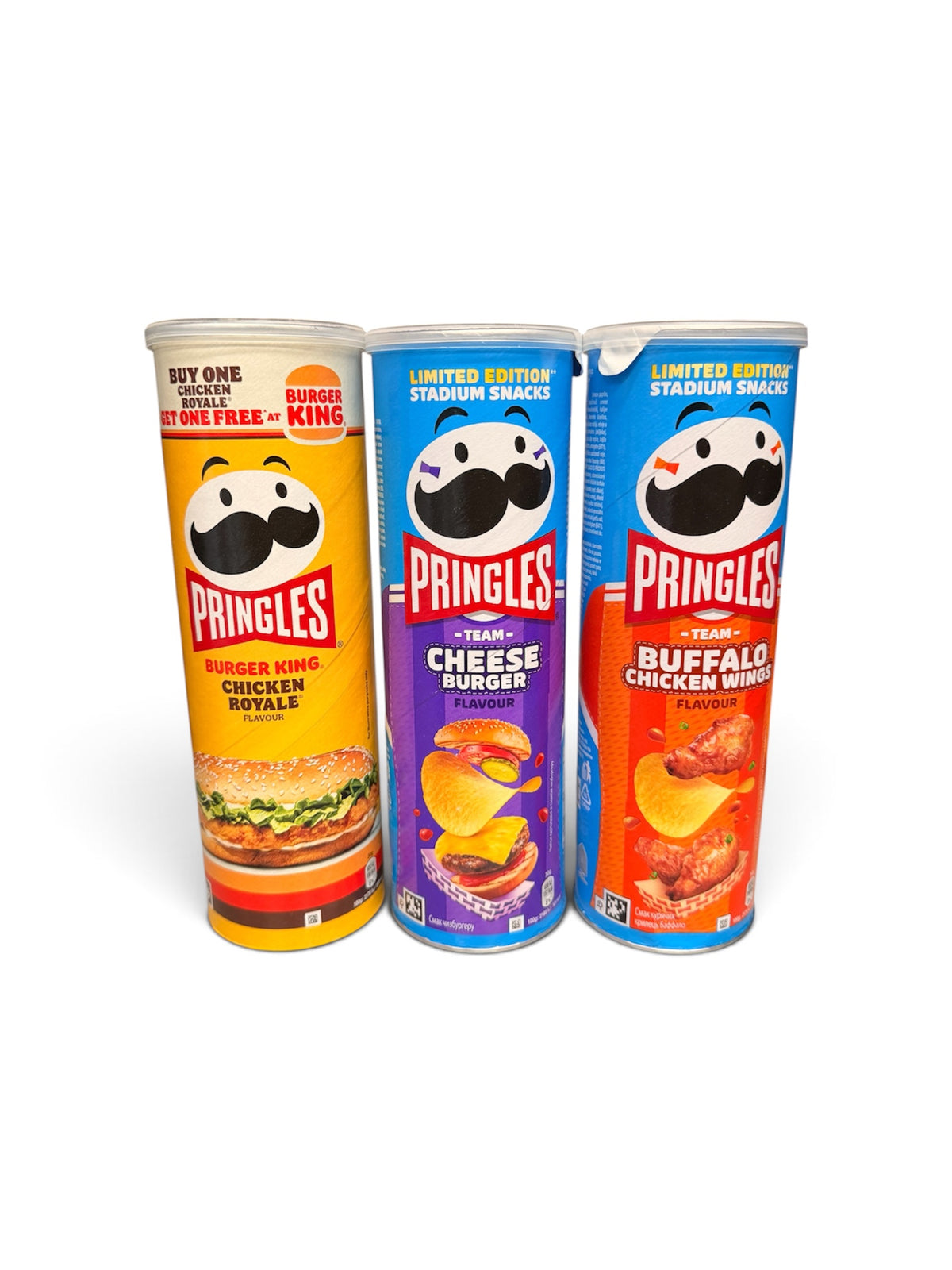 Pringles Chips – Cheeseburger, Passport, Chicken Royale & Buffalo Chicken Wings