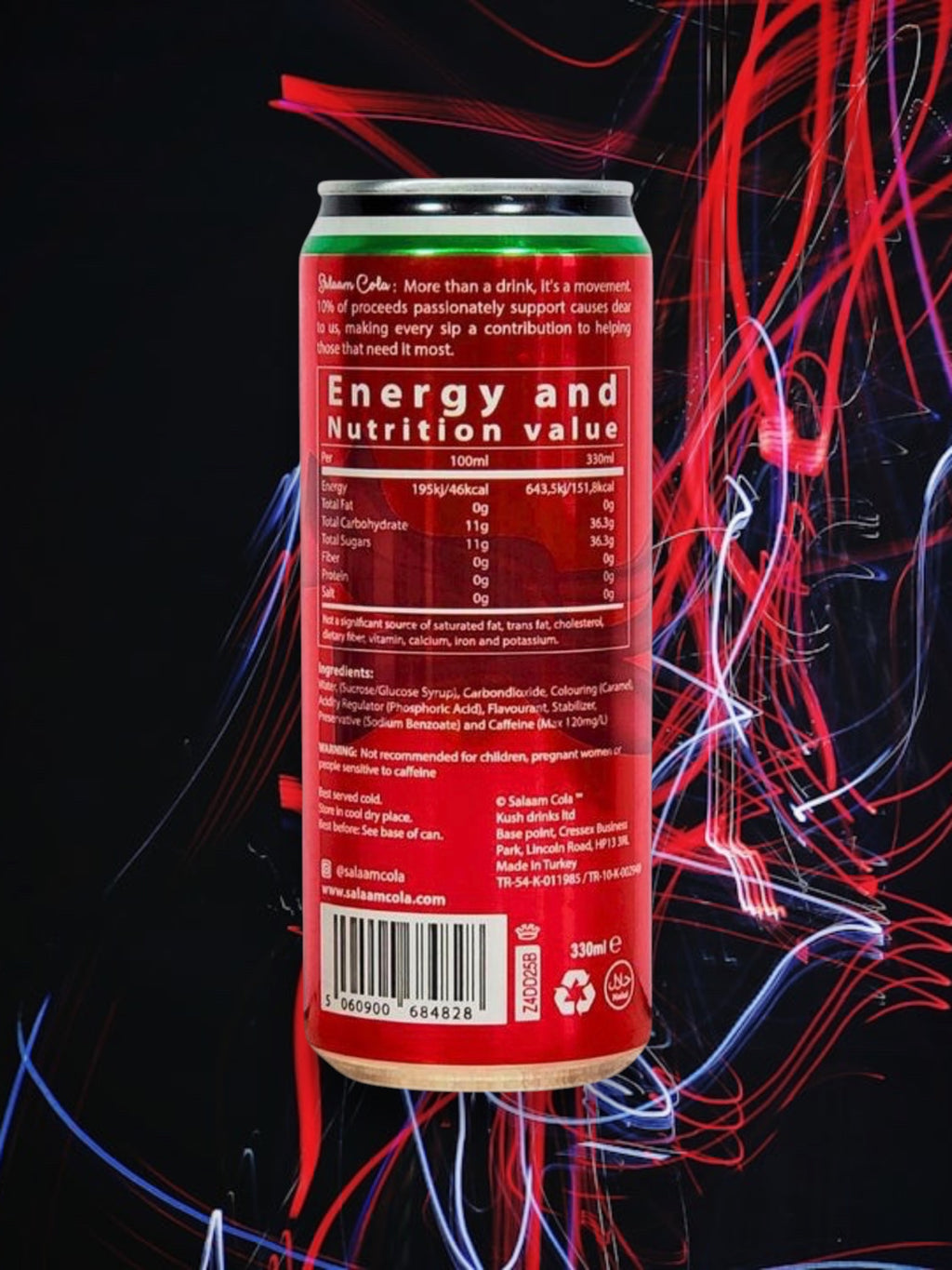 Salaam Cola 330ml – Imported Turkey Soft Drink
