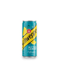 Schweppes Bitter Lemon 330ml Can – Imported from France Premium Citrus Soft Drink