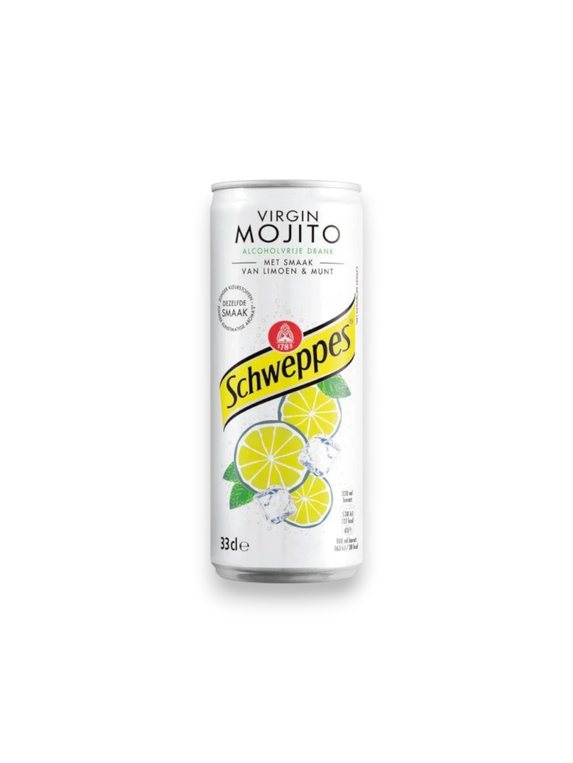 Schweppes Mojito 330ml Can – Imported from France Mint Lime Soft Drink