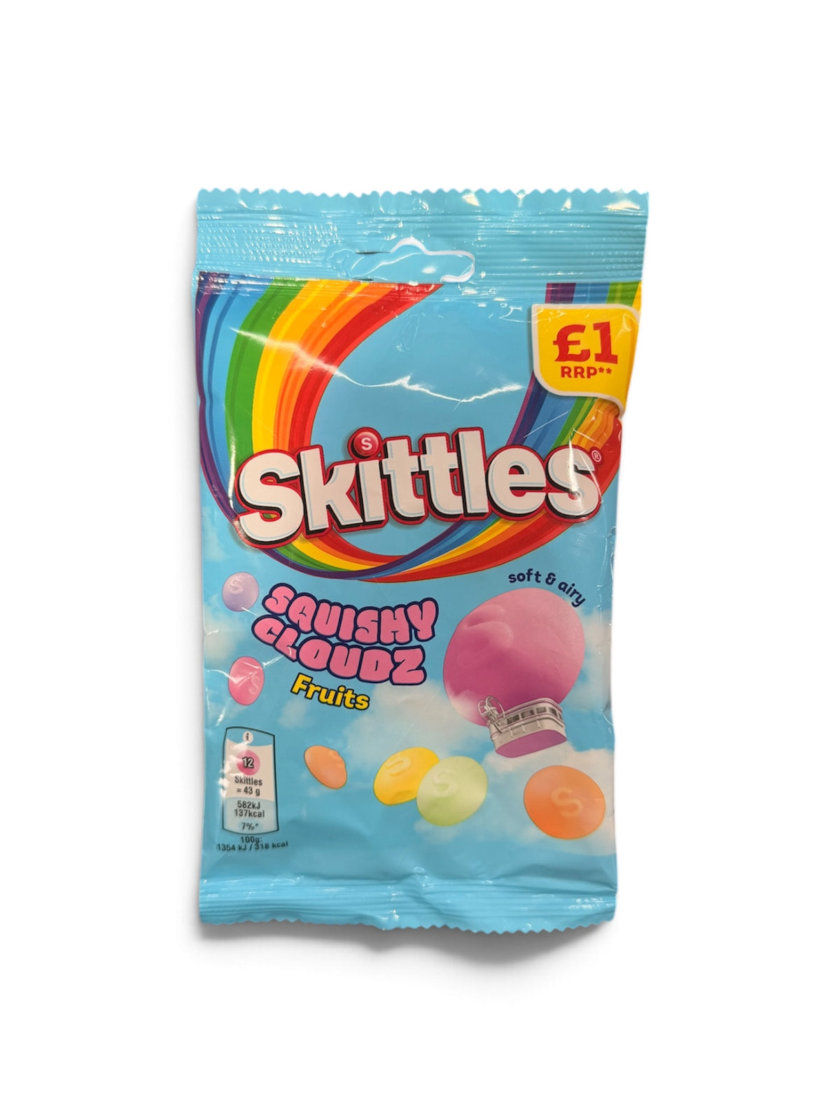 Skittles Squishy Cloudz – 70 g | Imported UK