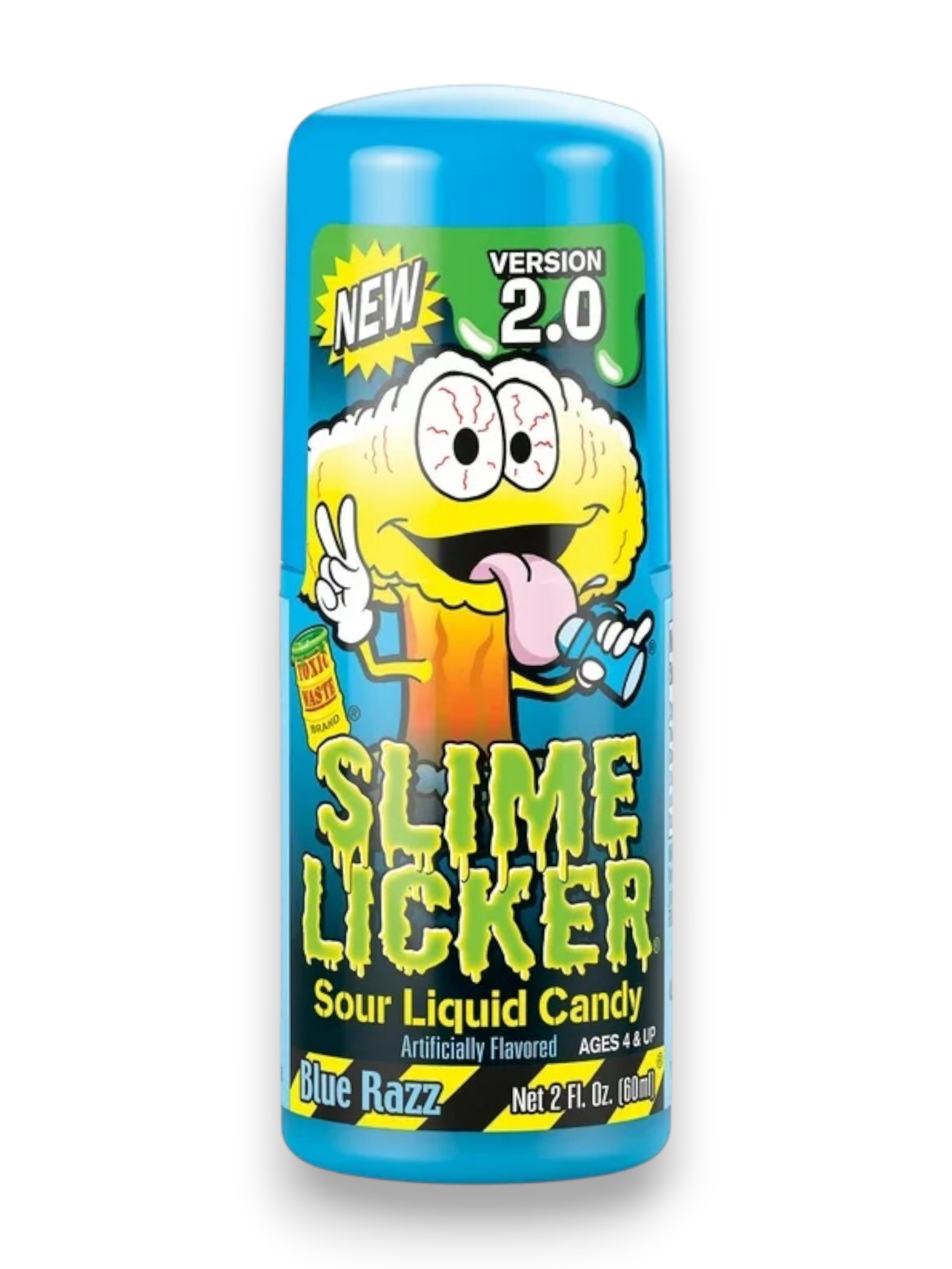 Slime Licker 2.0 Blue Razz Liquid Candy – Imported from USA