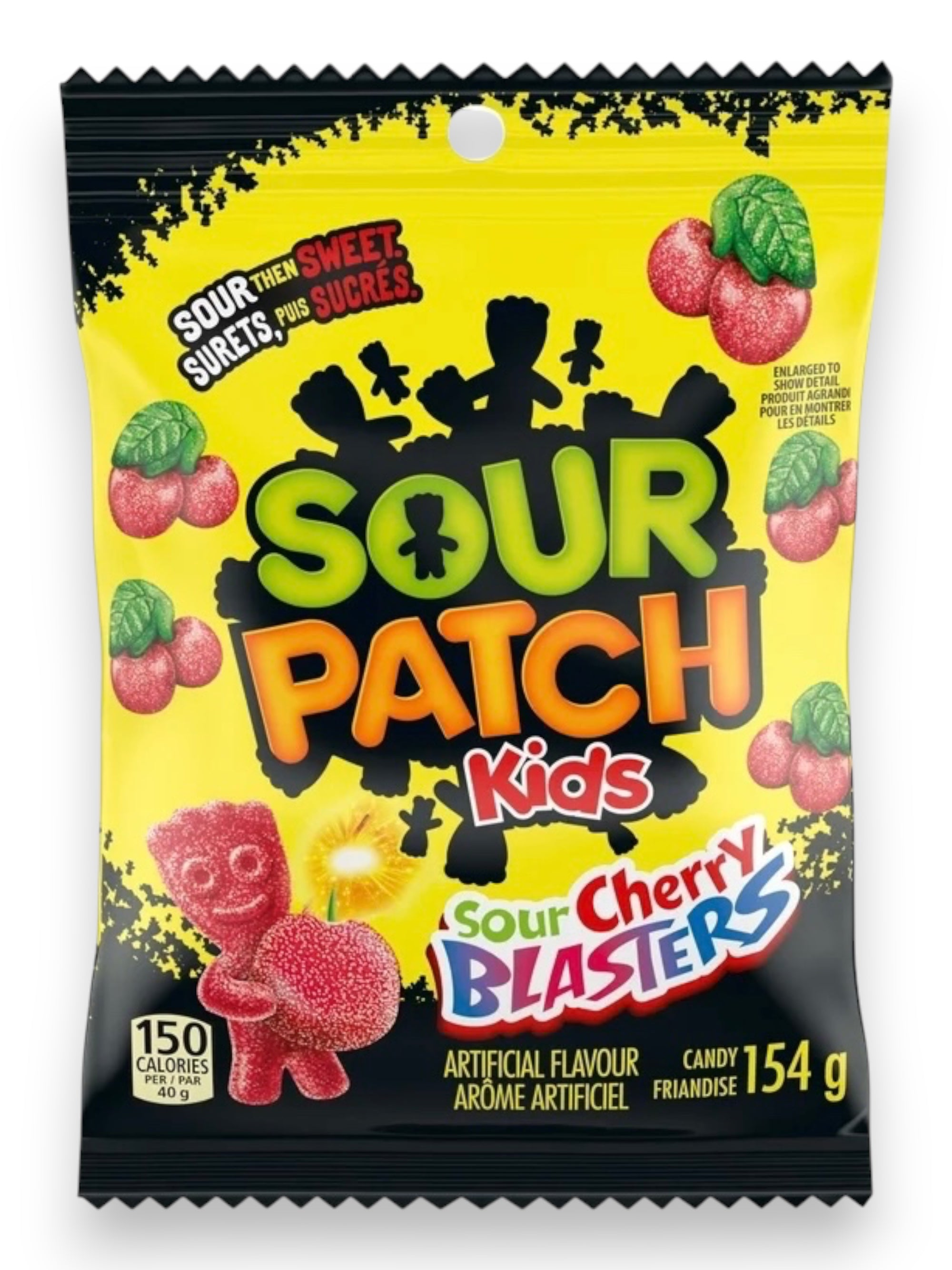 Sour Patch Sour Cherry Blasters 154g – Imported Soft & Sour Cherry Candy