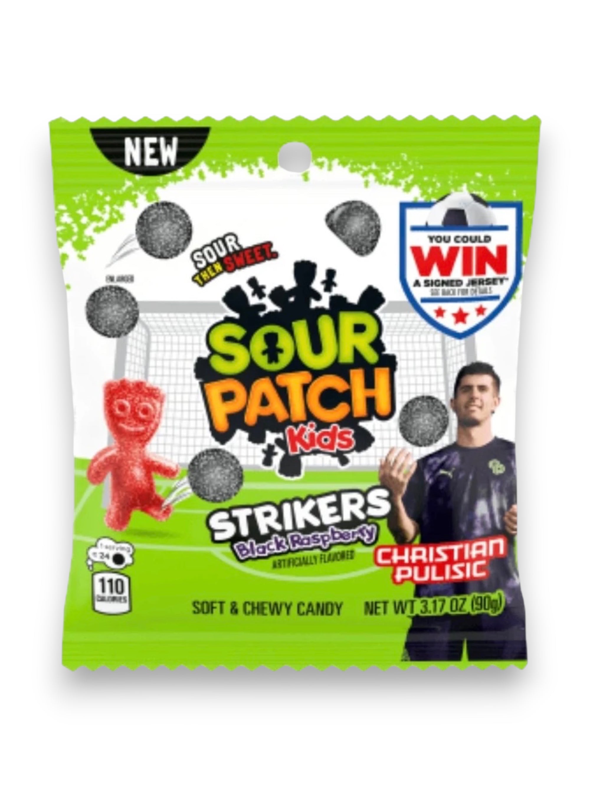 Sour Patch Strikers Black Raspberry Candy 90g | Imported Sour Candy