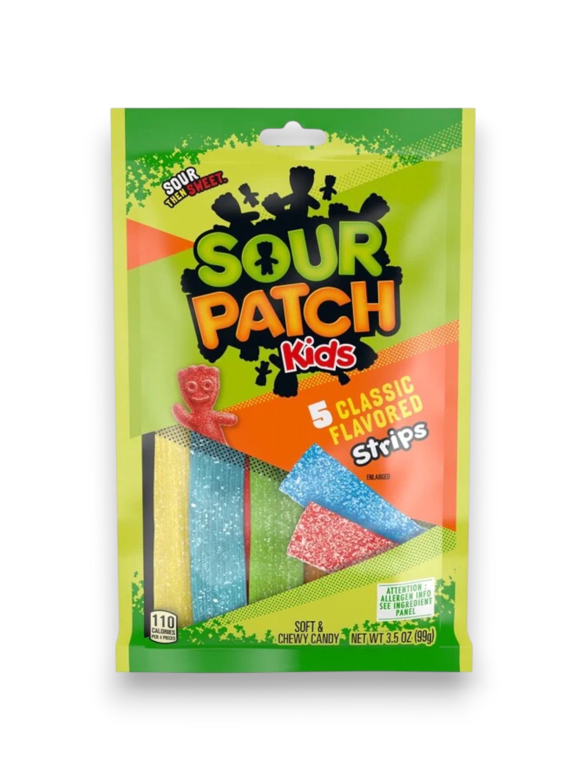 Sour Patch 5 Classic Flavour Strips 99g | Imported Sour Candy