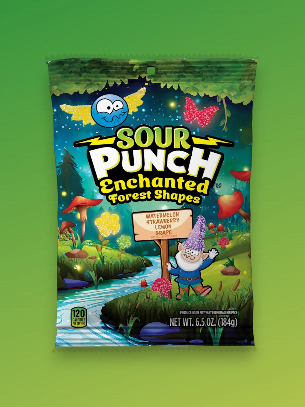 Sour Punch Enhanced Forest Shapes Candy 184g | Imported Exotic Sour Gummies