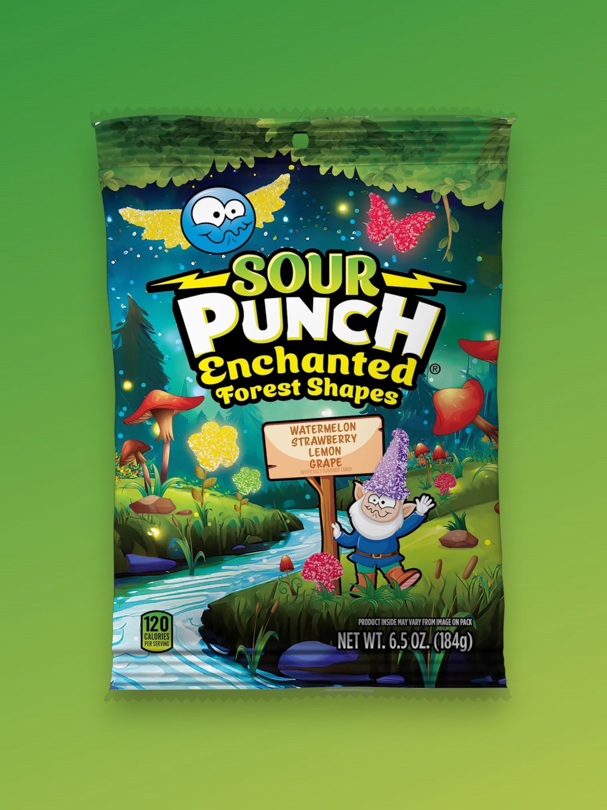 Sour Punch Enhanced Forest Shapes Candy 184g | Imported Exotic Sour Gummies