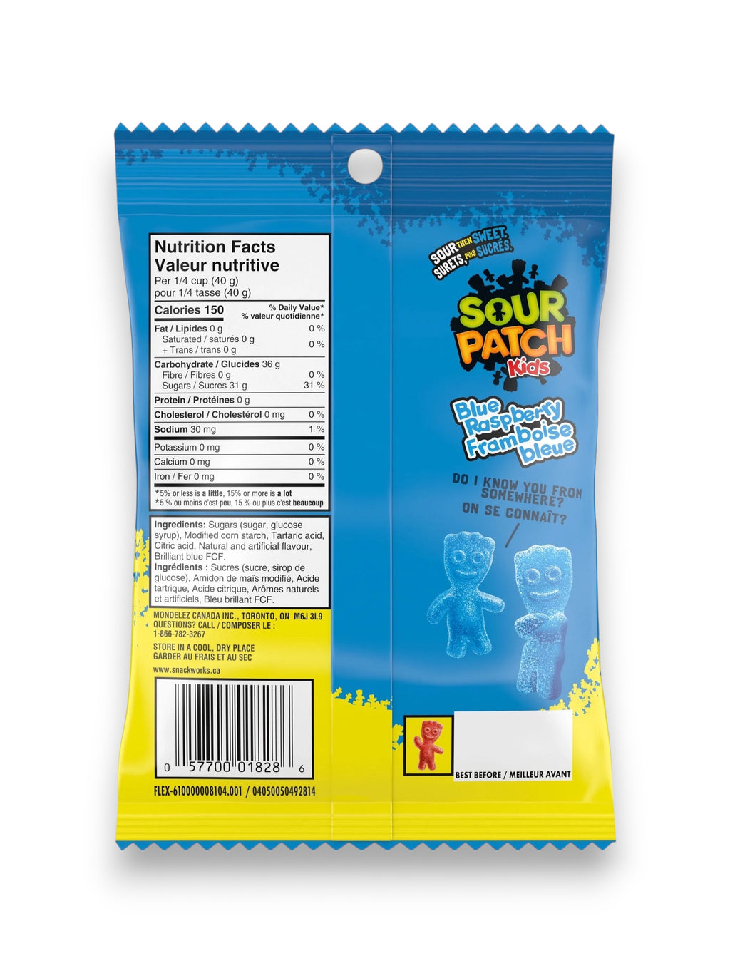 Sour Patch Kids Blue Raspberry Candy 150g | Imported Sour Candy