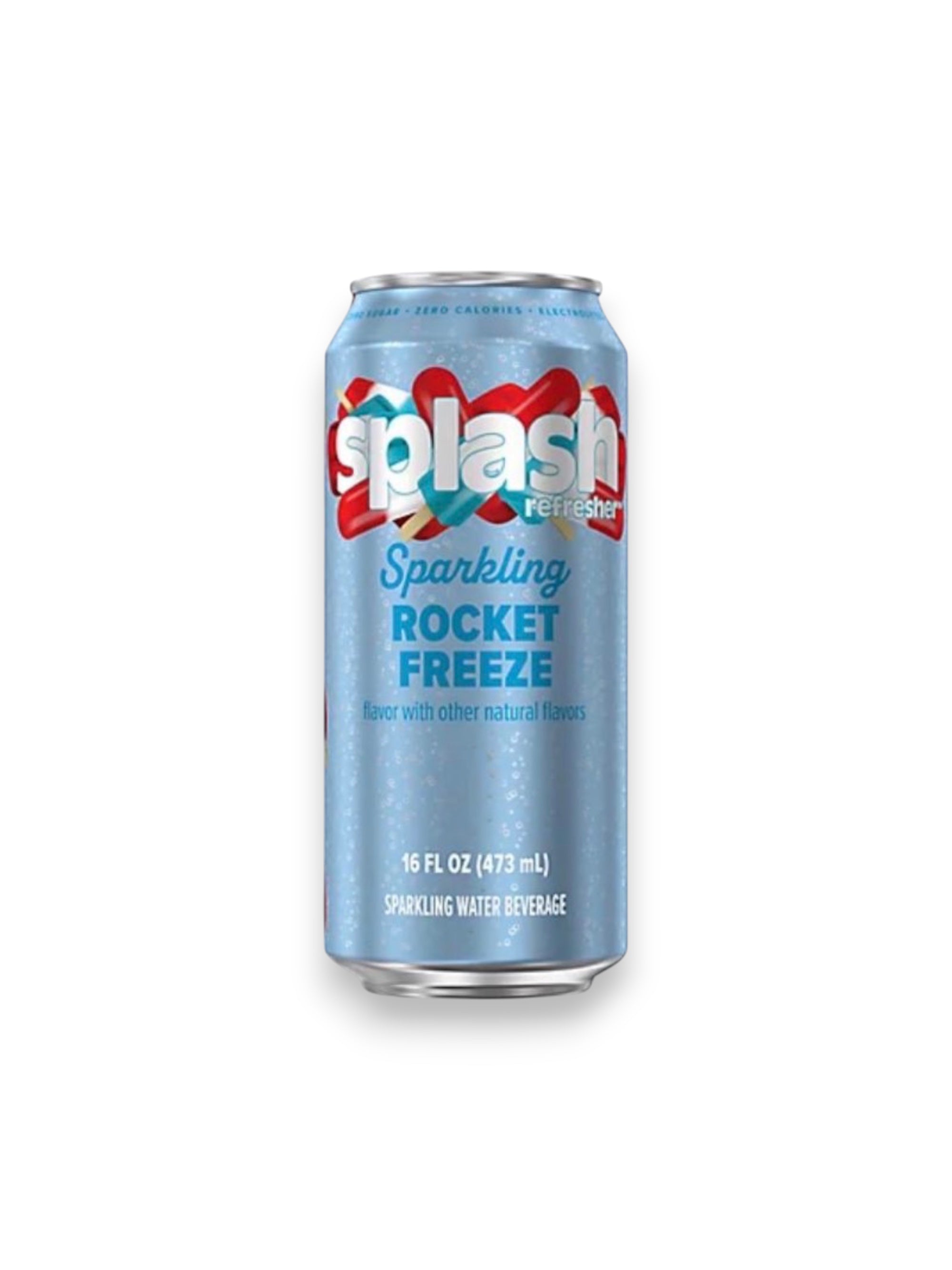 Splash Rocket Freeze 473ml Can – Icy Fruit Flavored Beverage