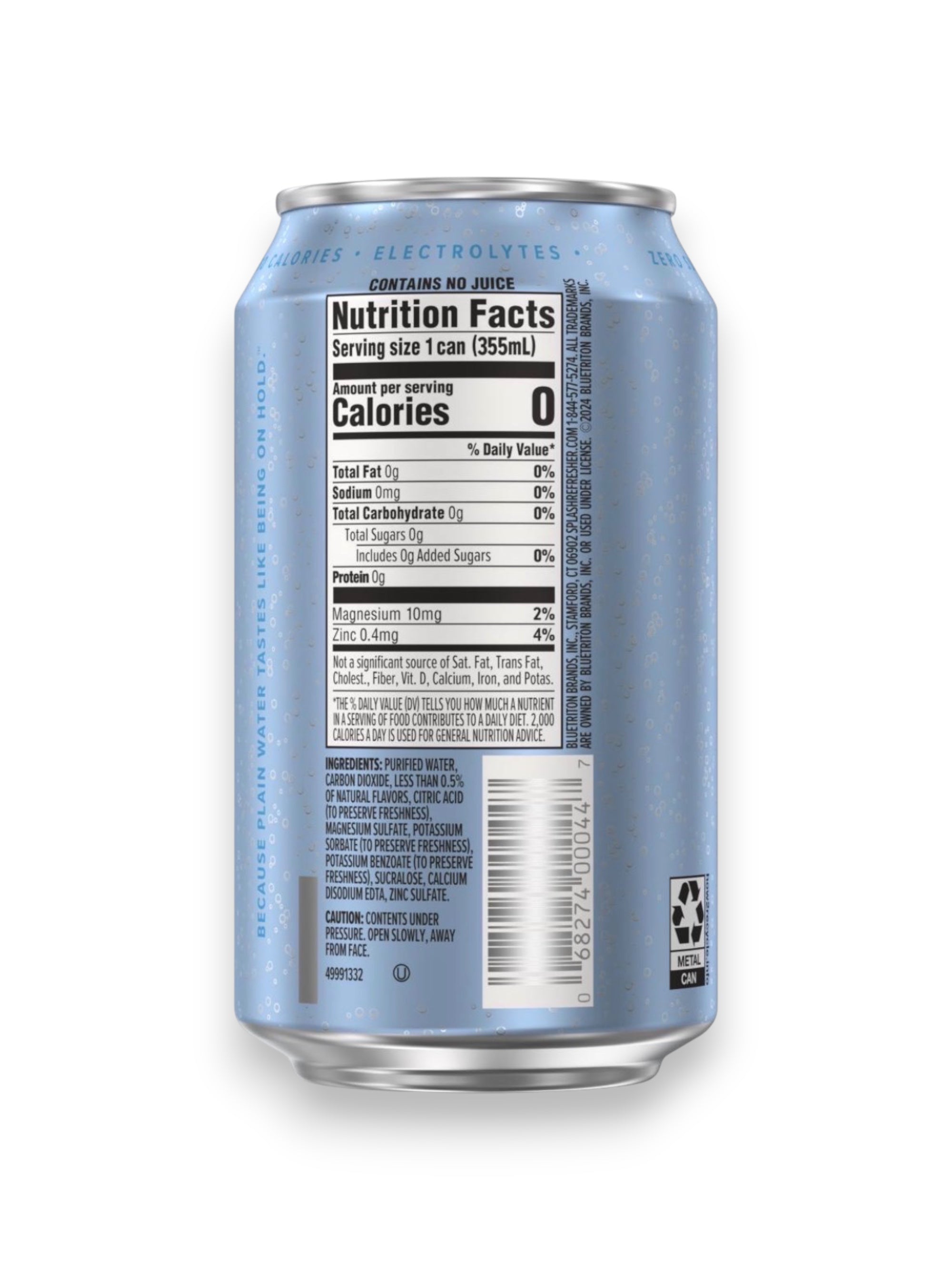 Splash Rocket Freeze 473ml Can – Icy Fruit Flavored Beverage