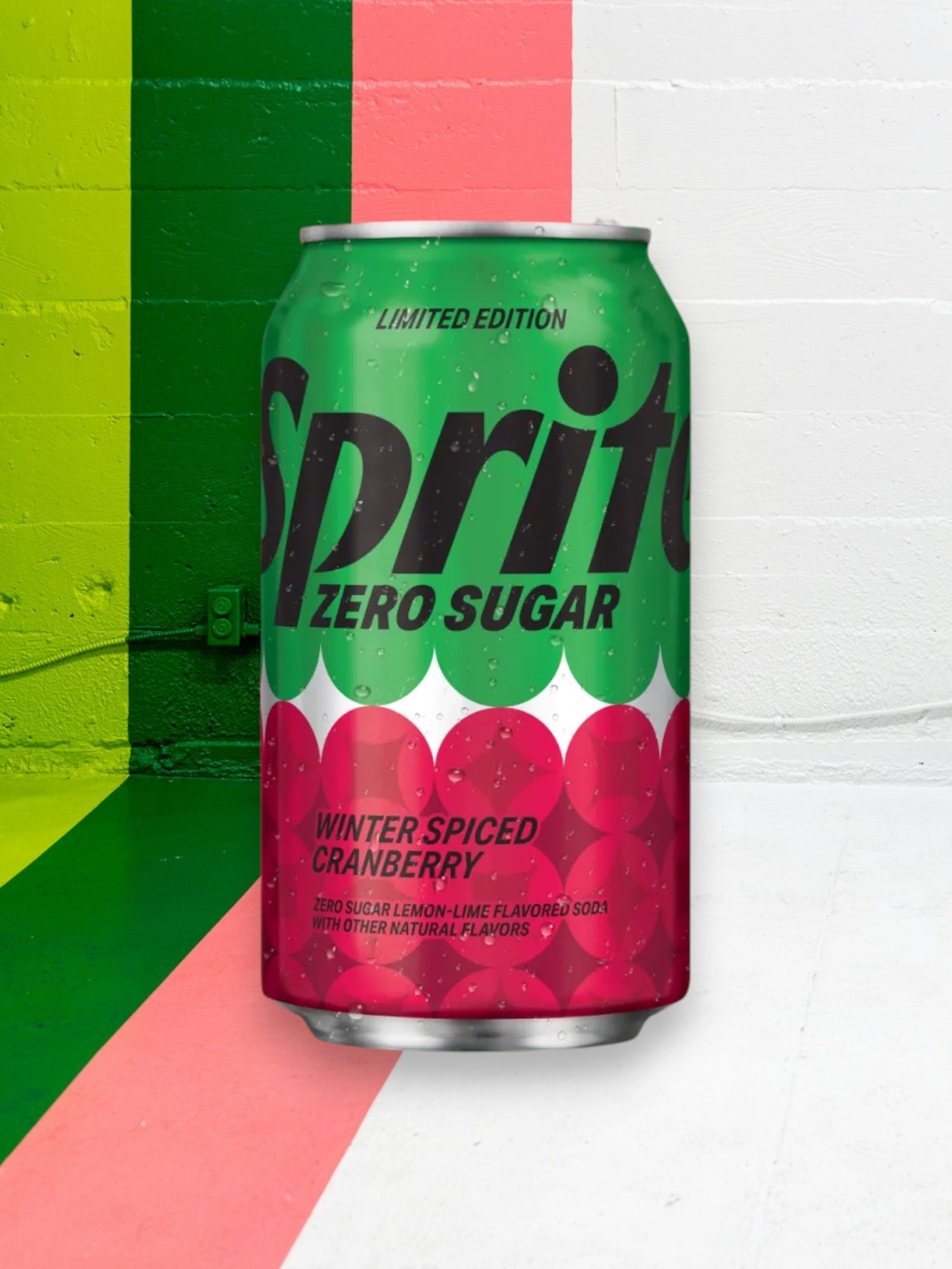 Sprite Winter Spiced Cranberry Zero Sugar – 355ml Imported Exotic Can