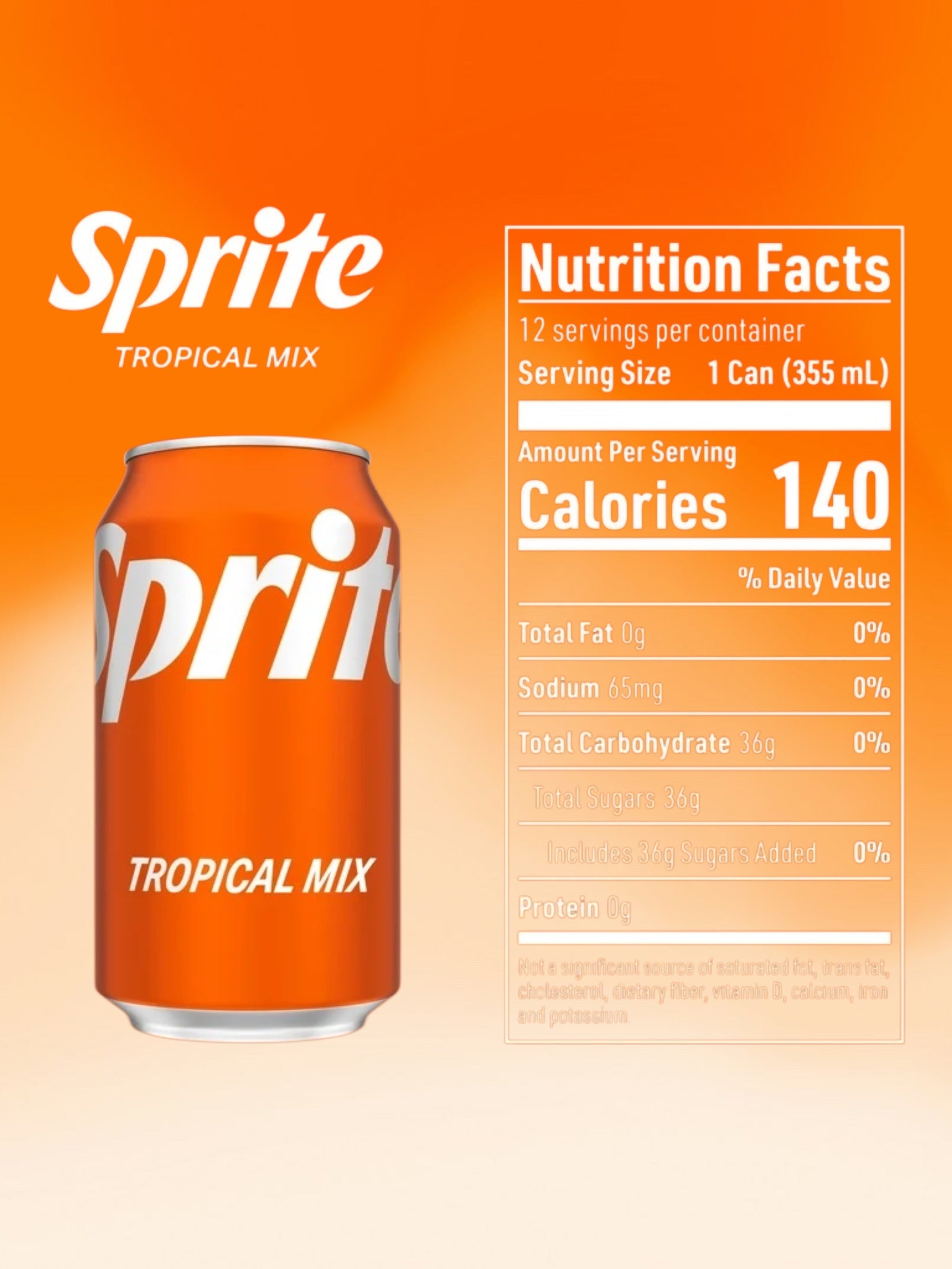Sprite Tropical Mix – 355ml Imported Exotic Can