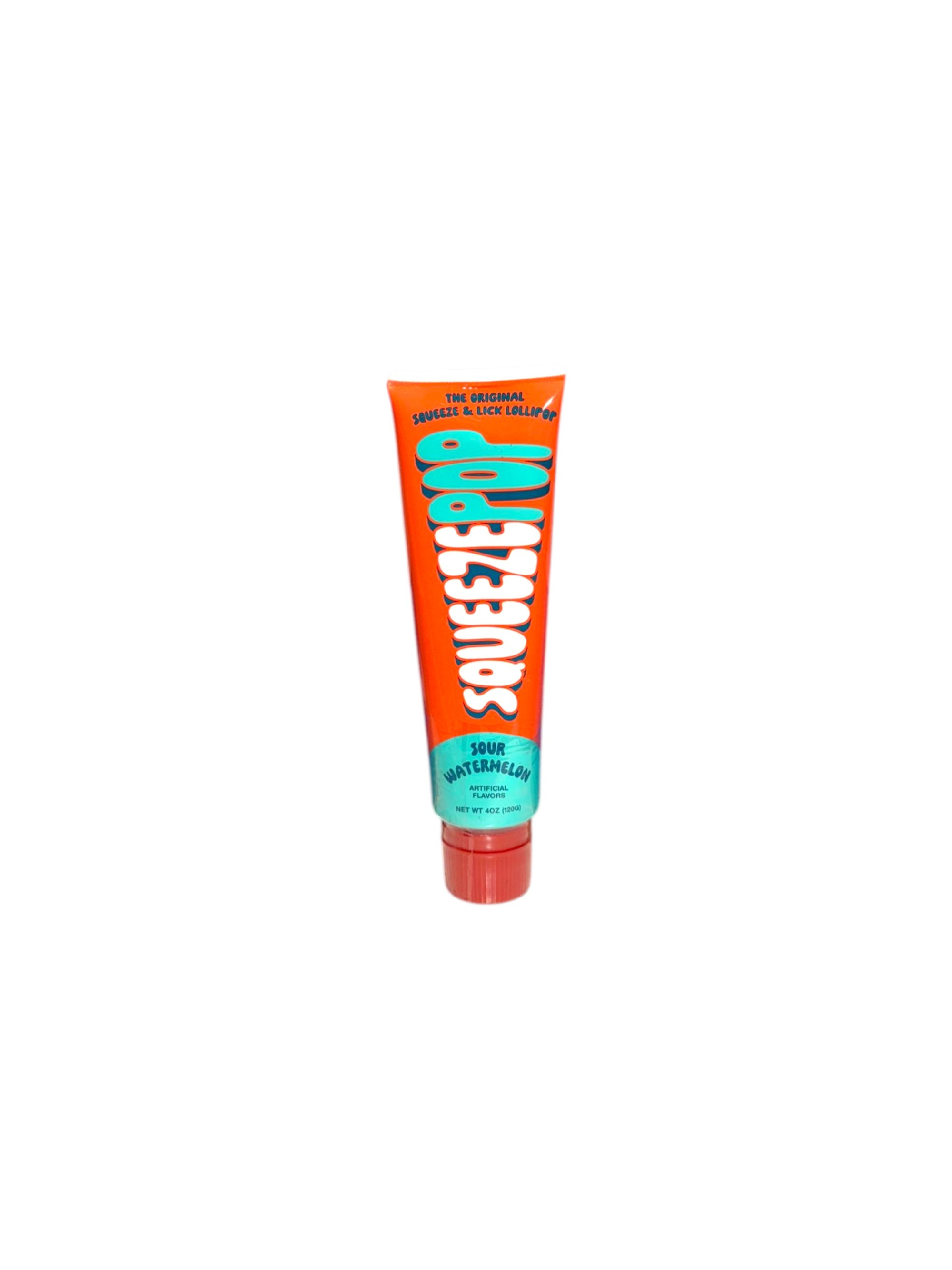 Squeeze Pop sour watermelon liquid candy 120g squeeze bottle imported USA exotic snack
Ex