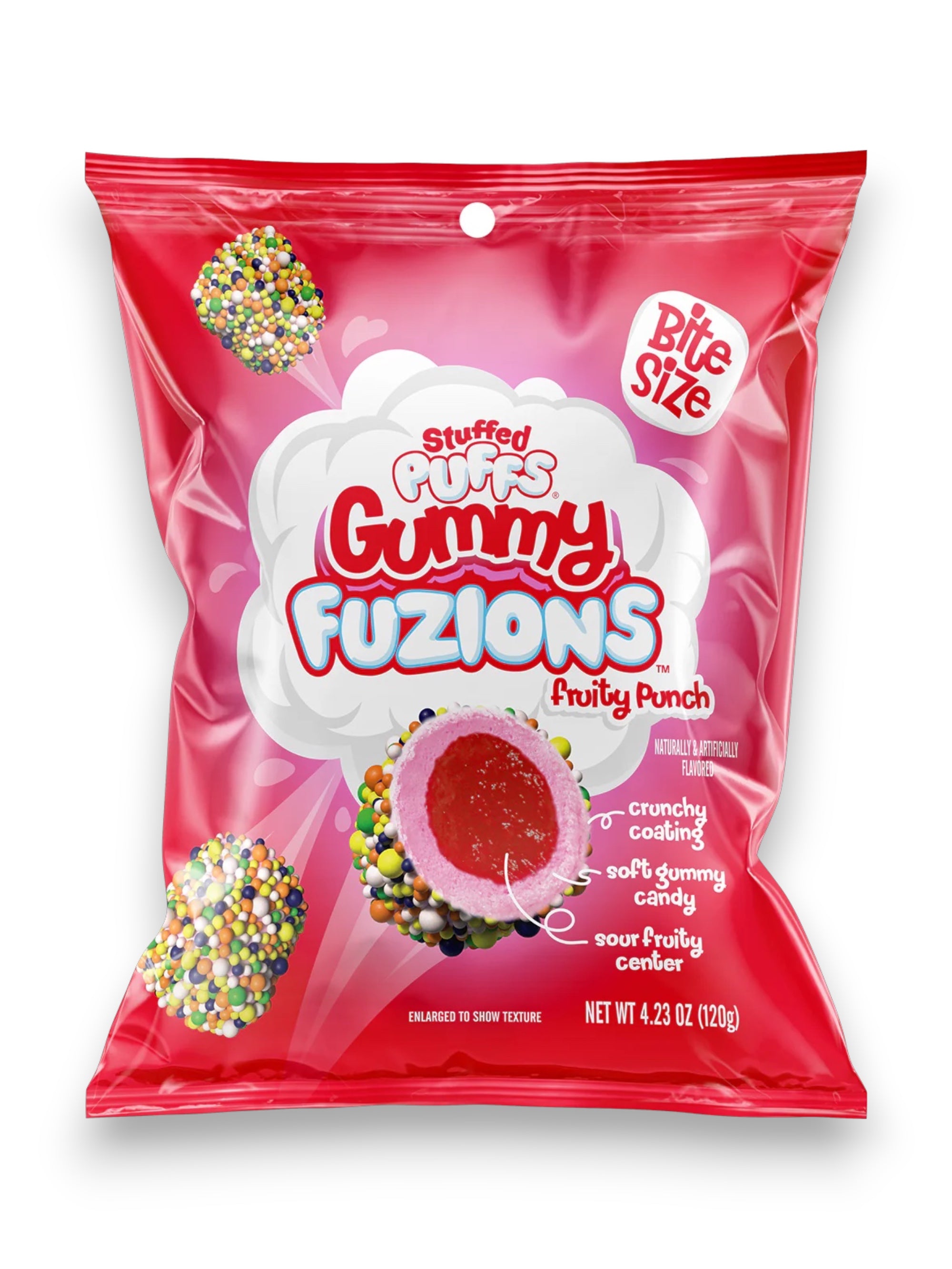 Stuffed Puffs Gummy Fusions Fruity Punch Candy 123g | Imported Exotic Gummy Candy