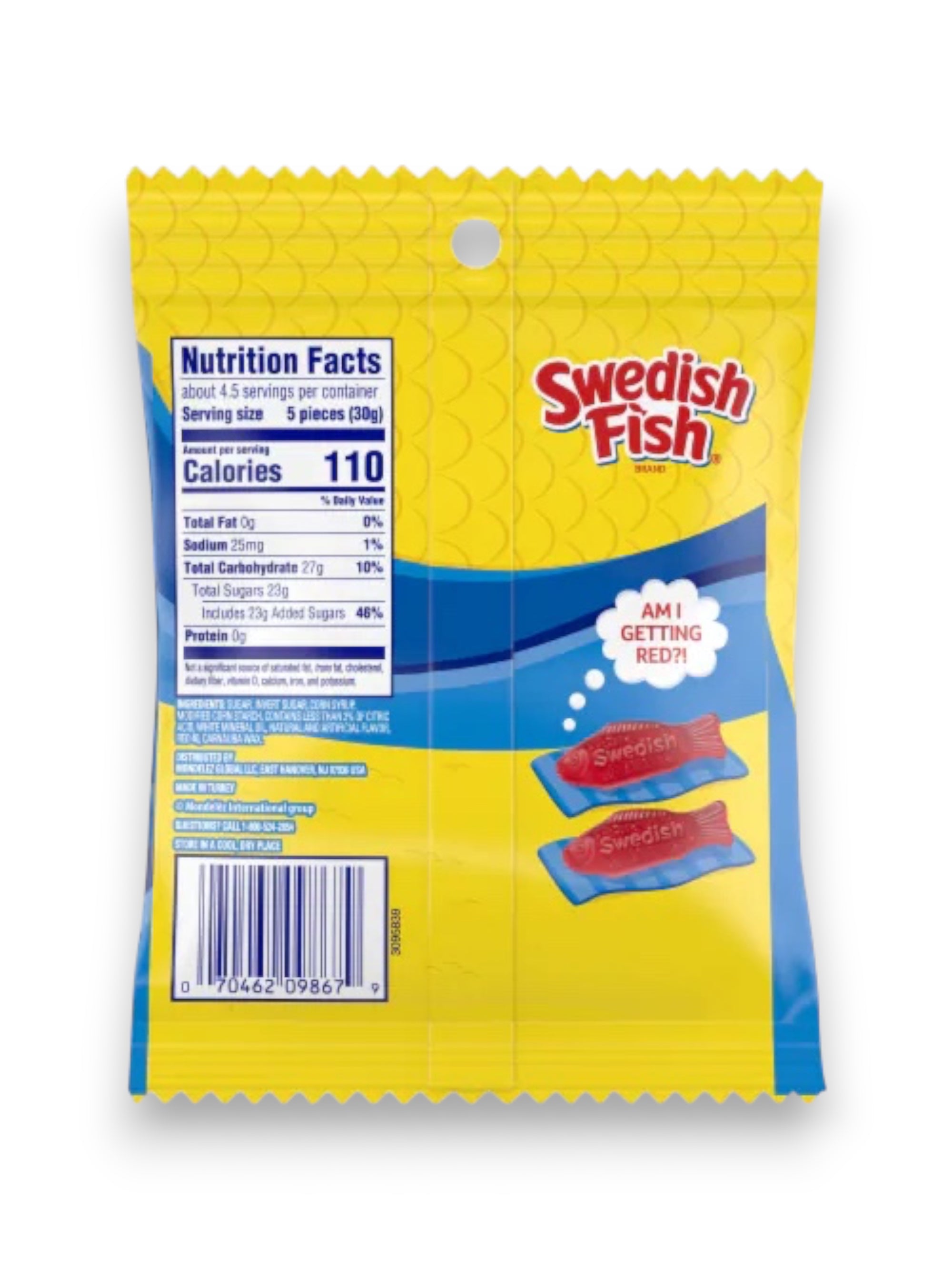 Swedish Fish Candy Bag 102g | Imported Soft Candy