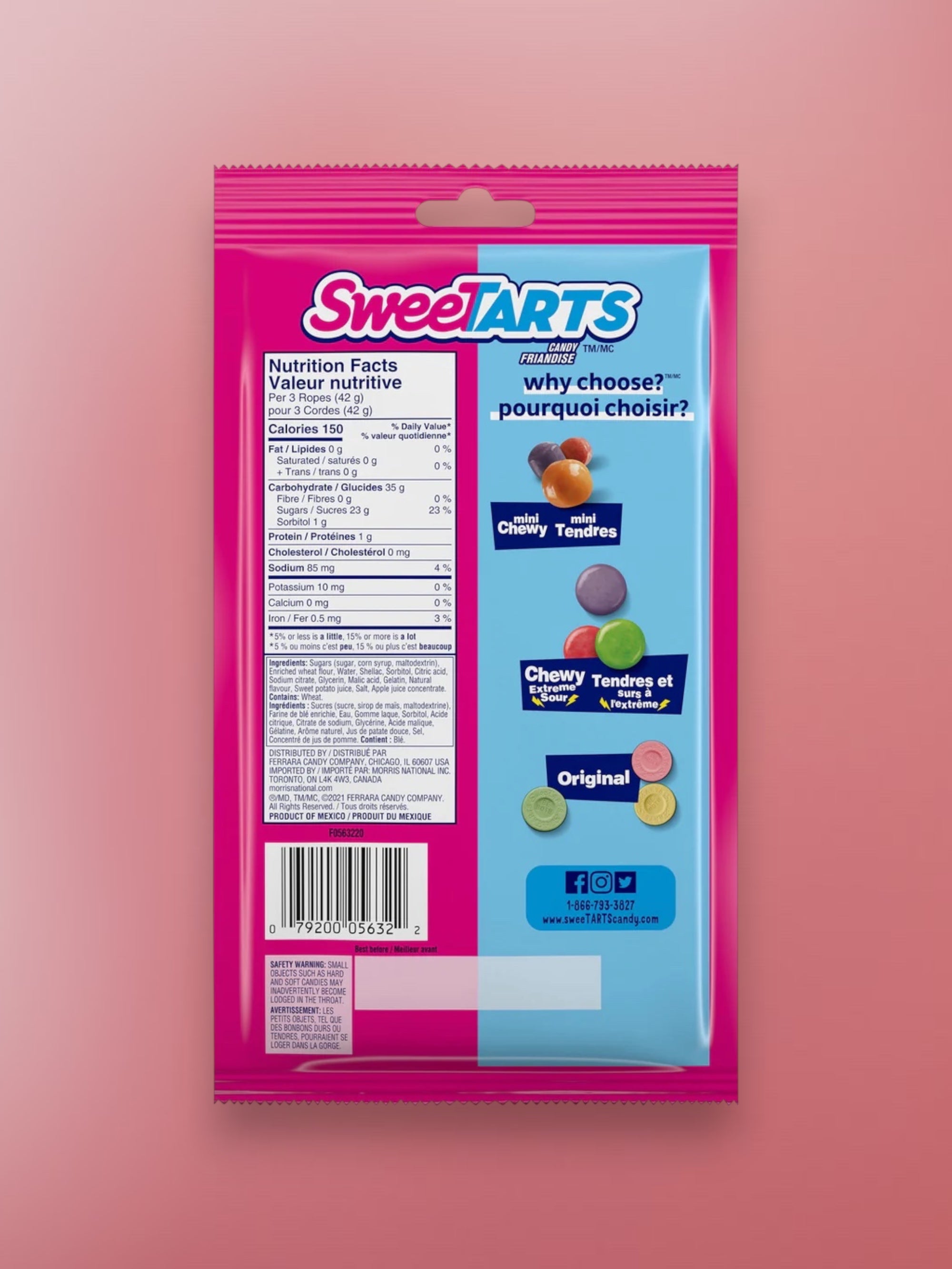 Sweet Arts Ropes Tangy Strawberry Candy 141g – Imported Exotic Chewy Candy