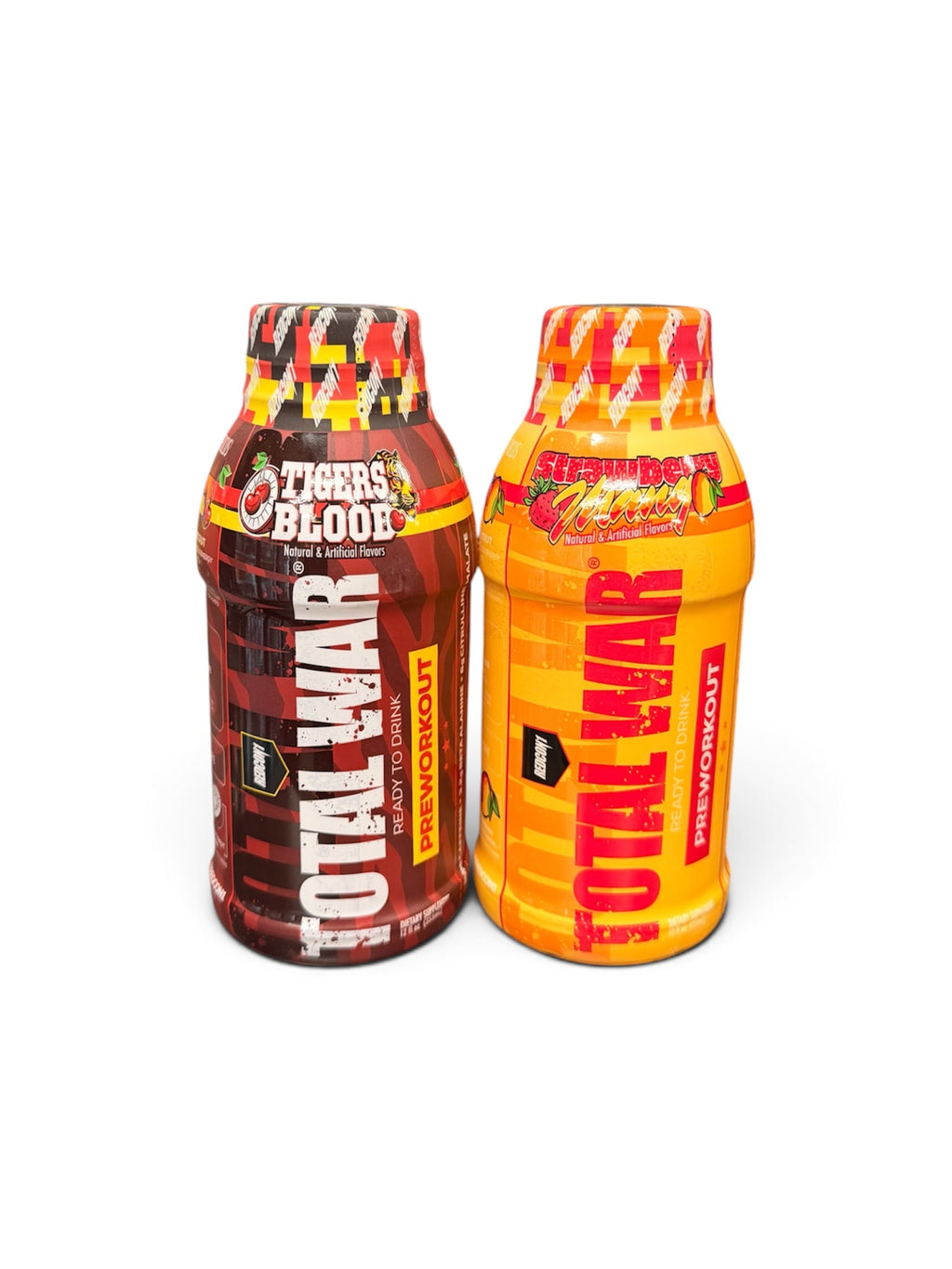 TOTAL WAR Pre-Workout – Tiger's Blood & Strawberry Mango | Imported