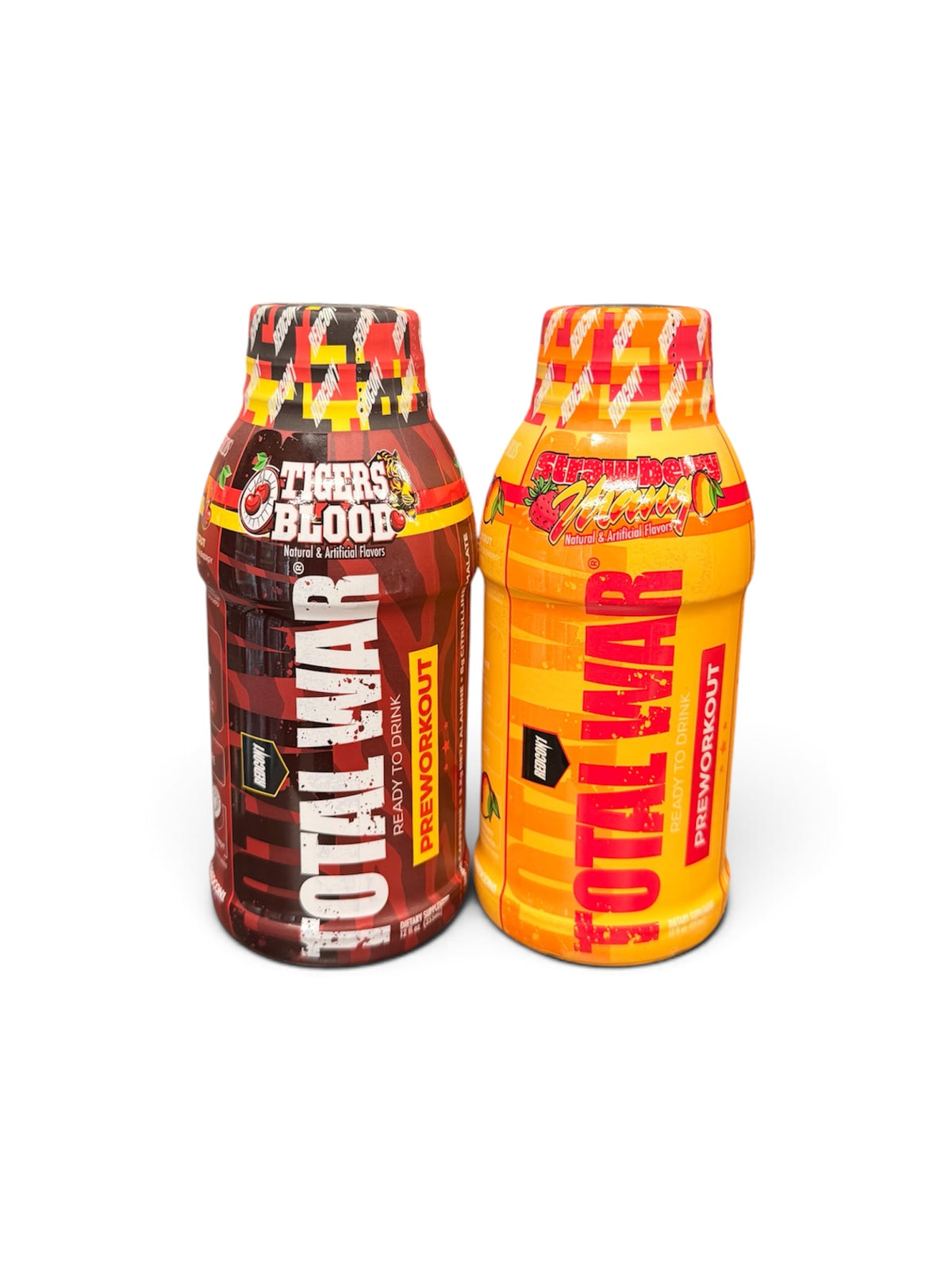 TOTAL WAR Pre-Workout – Tiger's Blood & Strawberry Mango | Imported