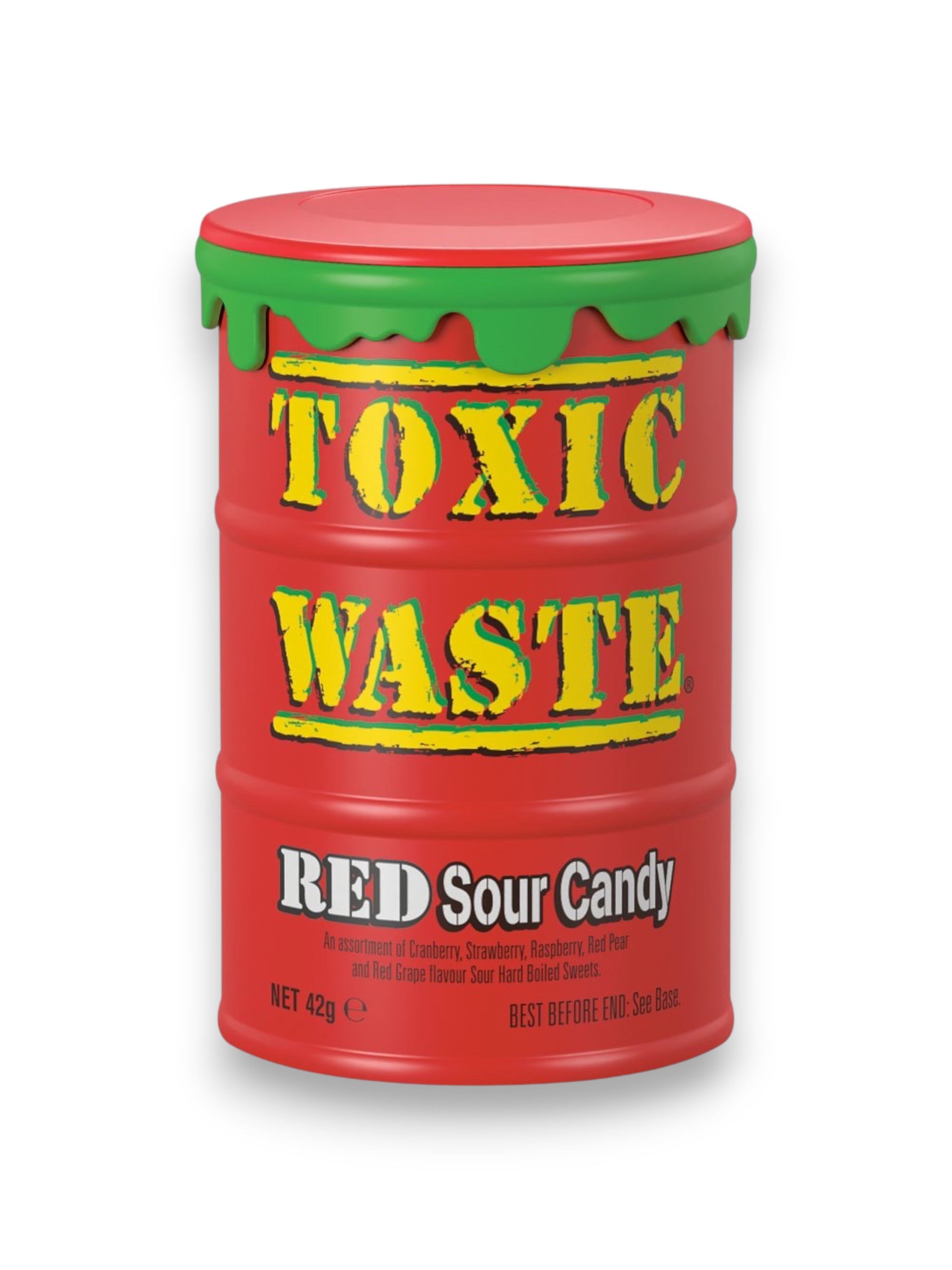 Toxic Waste Hazardously Sour Candy – Red Drum