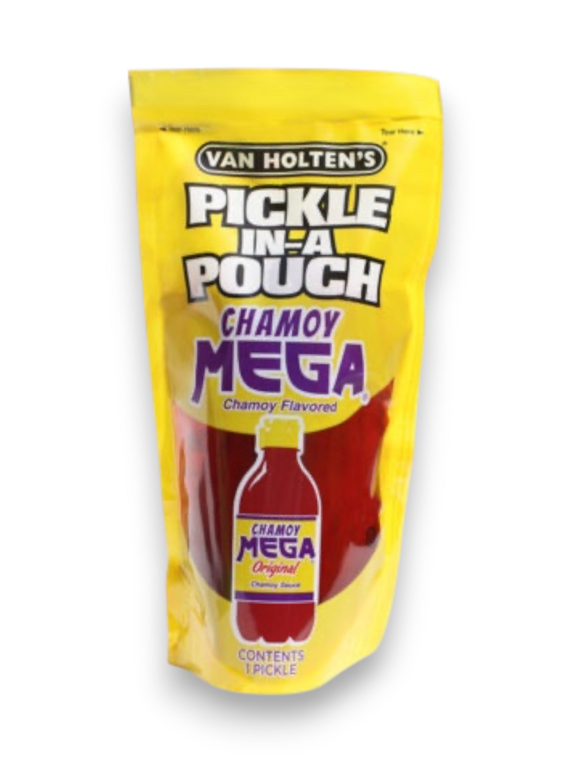 Van Holten's Pickle in a Pouch – Chamoy Mega | Bold & Tangy Dill Pickle Snack