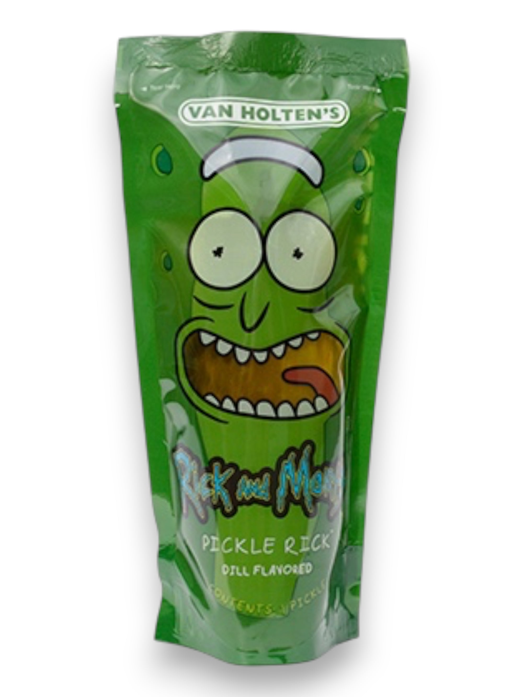Van Holten's Pickle-In-A-Pouch Rick & Morty Edition | Imported Dill Pickle Snack