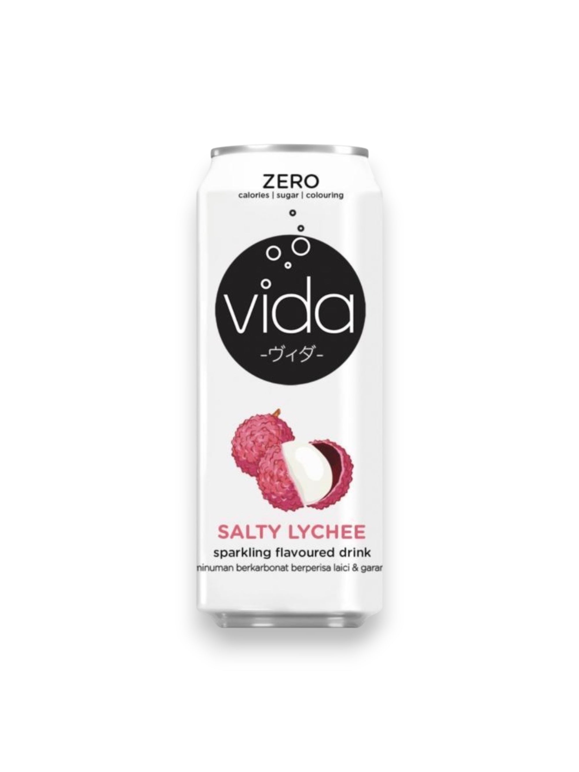 Vida Salty Lychee Drink 325ml Can – Imported from Malaysia | Exotic Refreshing Beverage