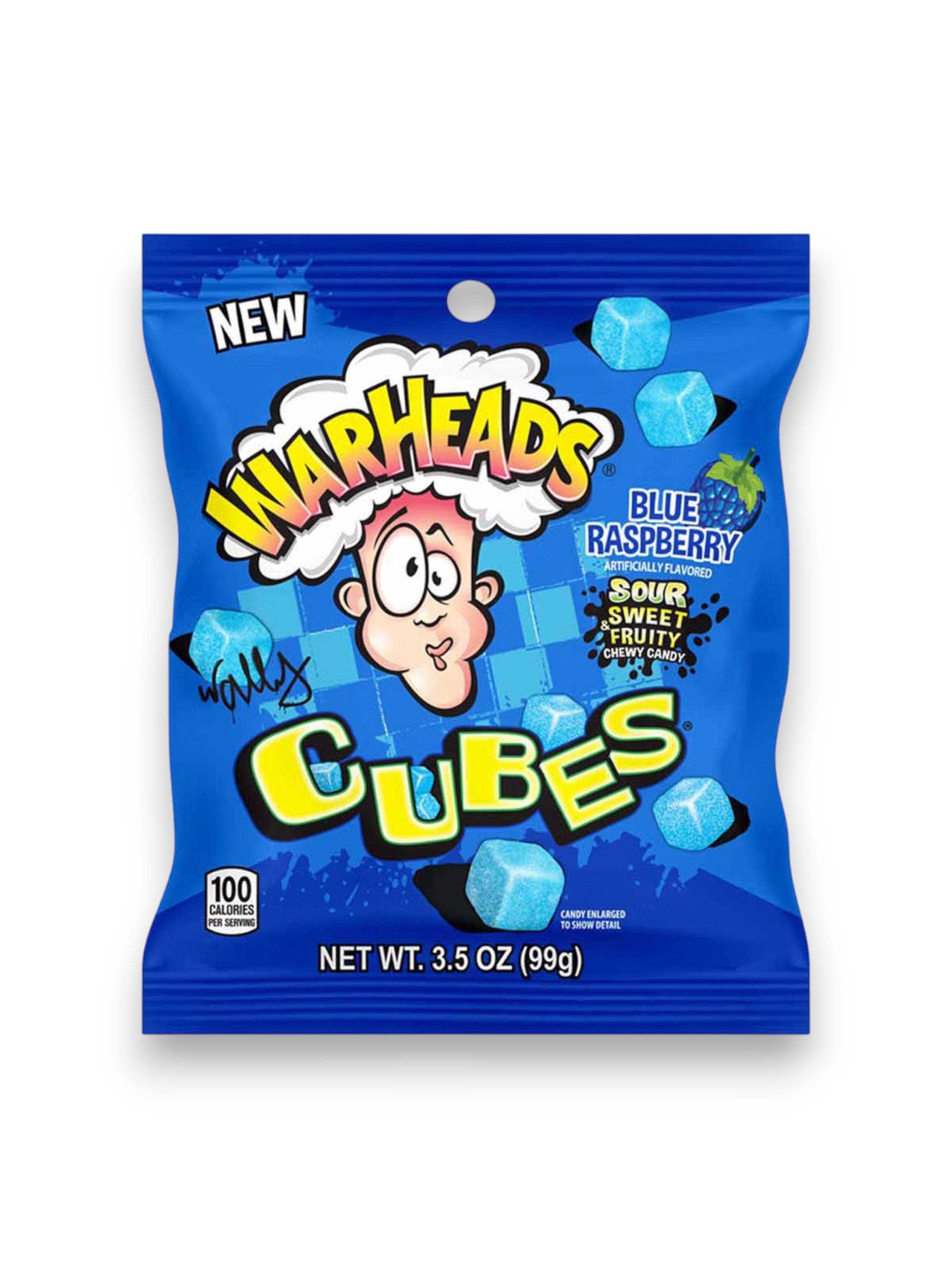 Warheads Blue Raspberry Sour Candy 99g | Imported Exotic Candy