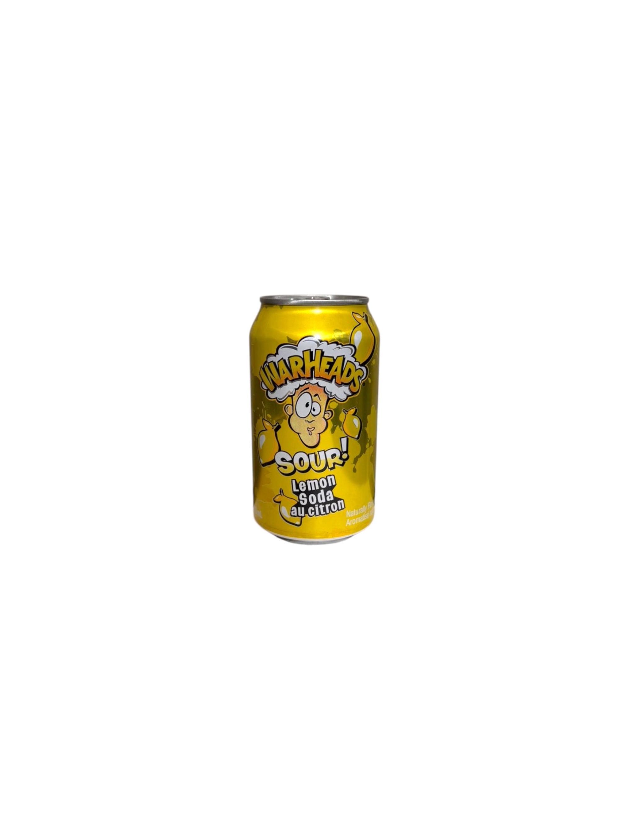 Warheads Lemon soda 355ml sour candy drink